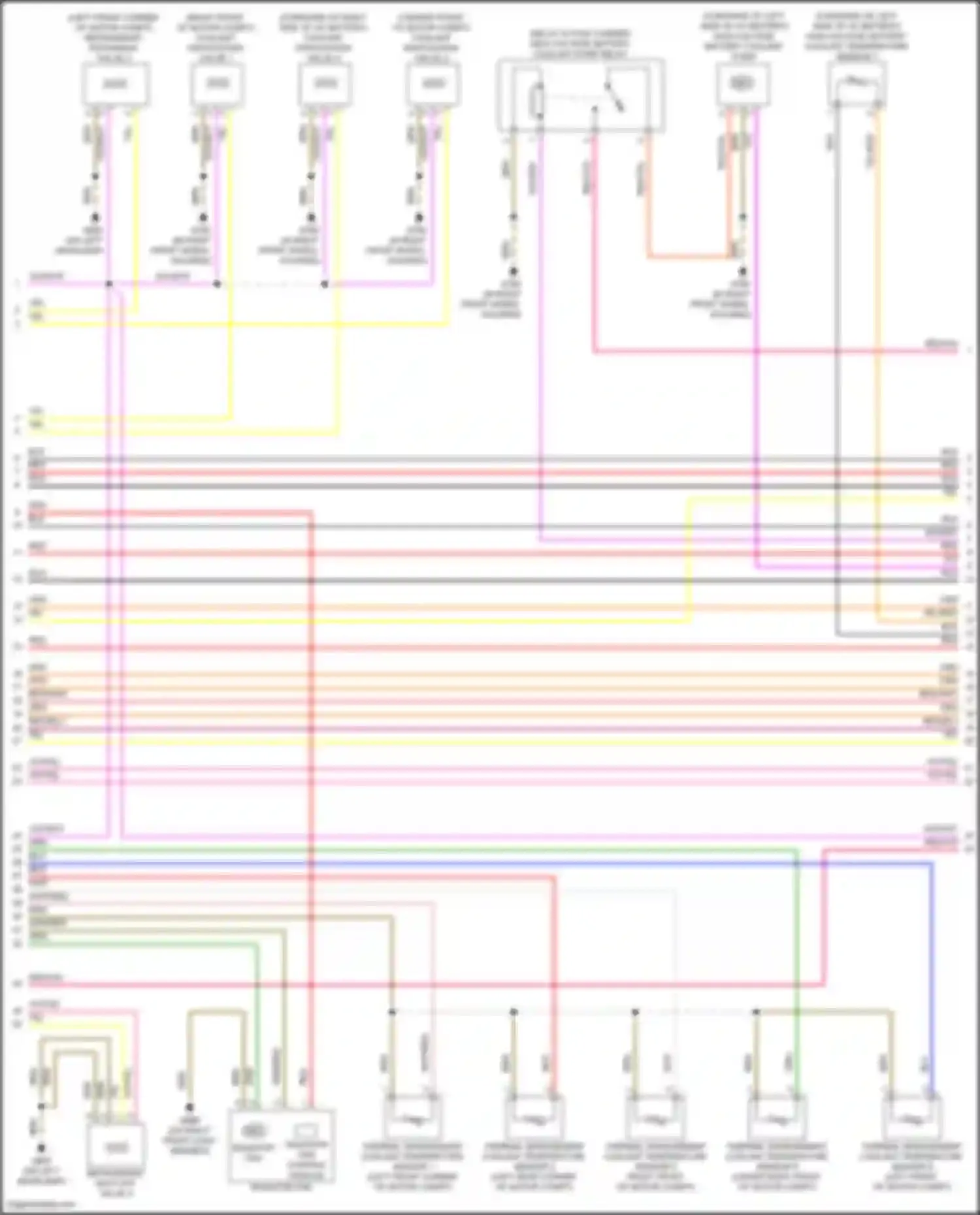 Q8 Sportback e-tron Audi I (2022-2024): Wiring diagram engine performance electric, late production (5 of 21)
