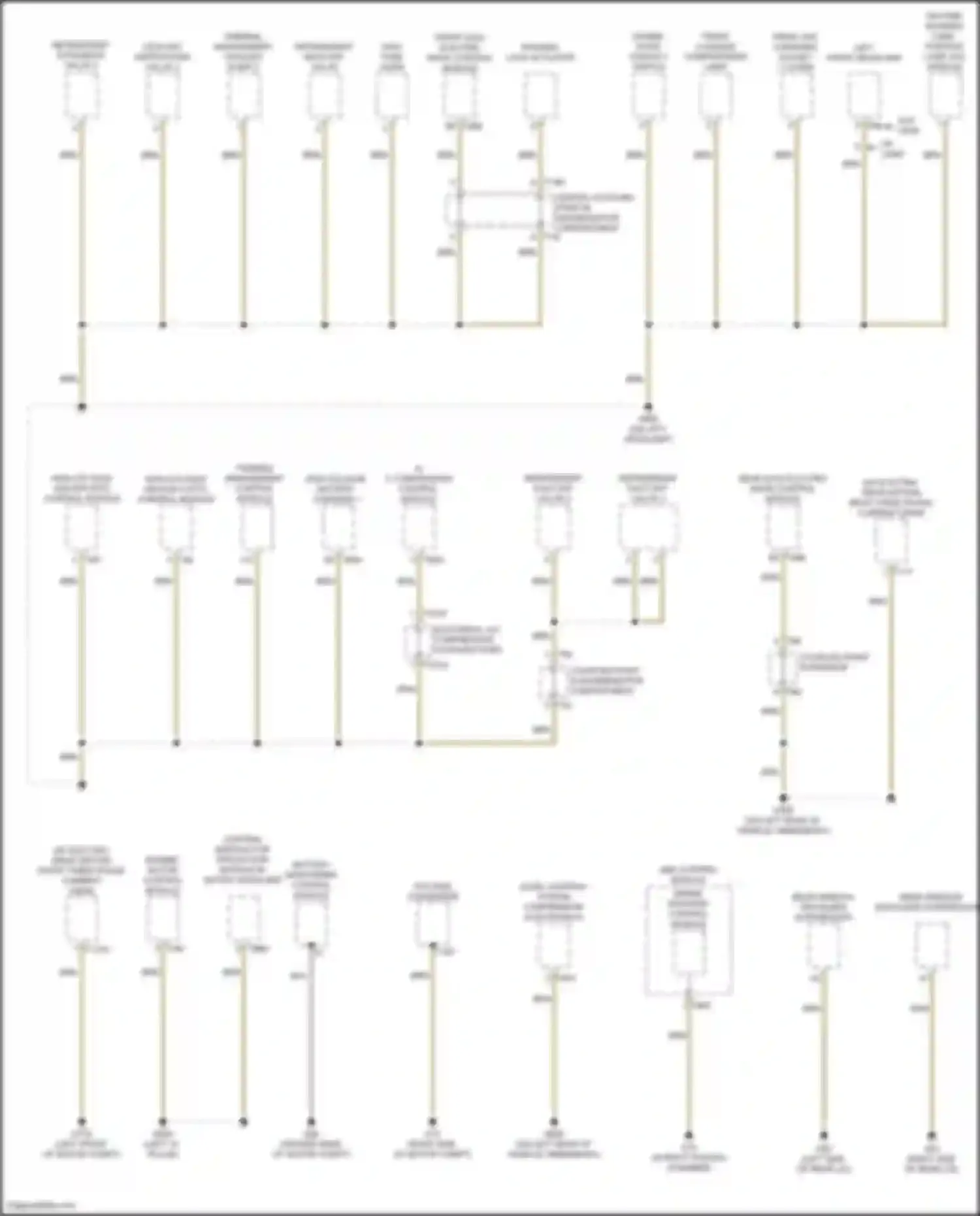 Q8 Sportback e-tron Audi I (2022-2024): Ground distribution circuit (1 of 9)