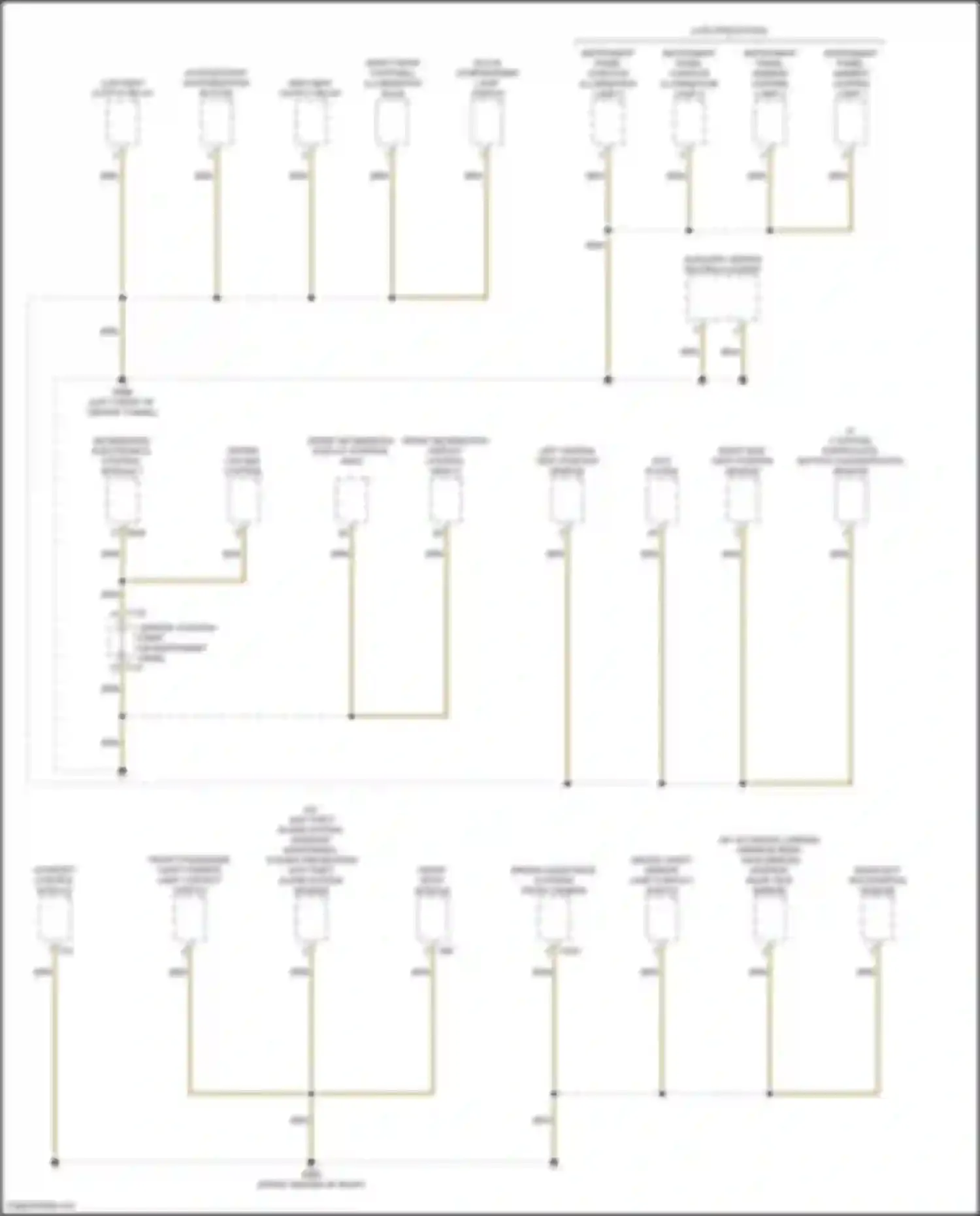 Q8 Sportback e-tron Audi I (2022-2024): Ground distribution circuit (4 of 9)
