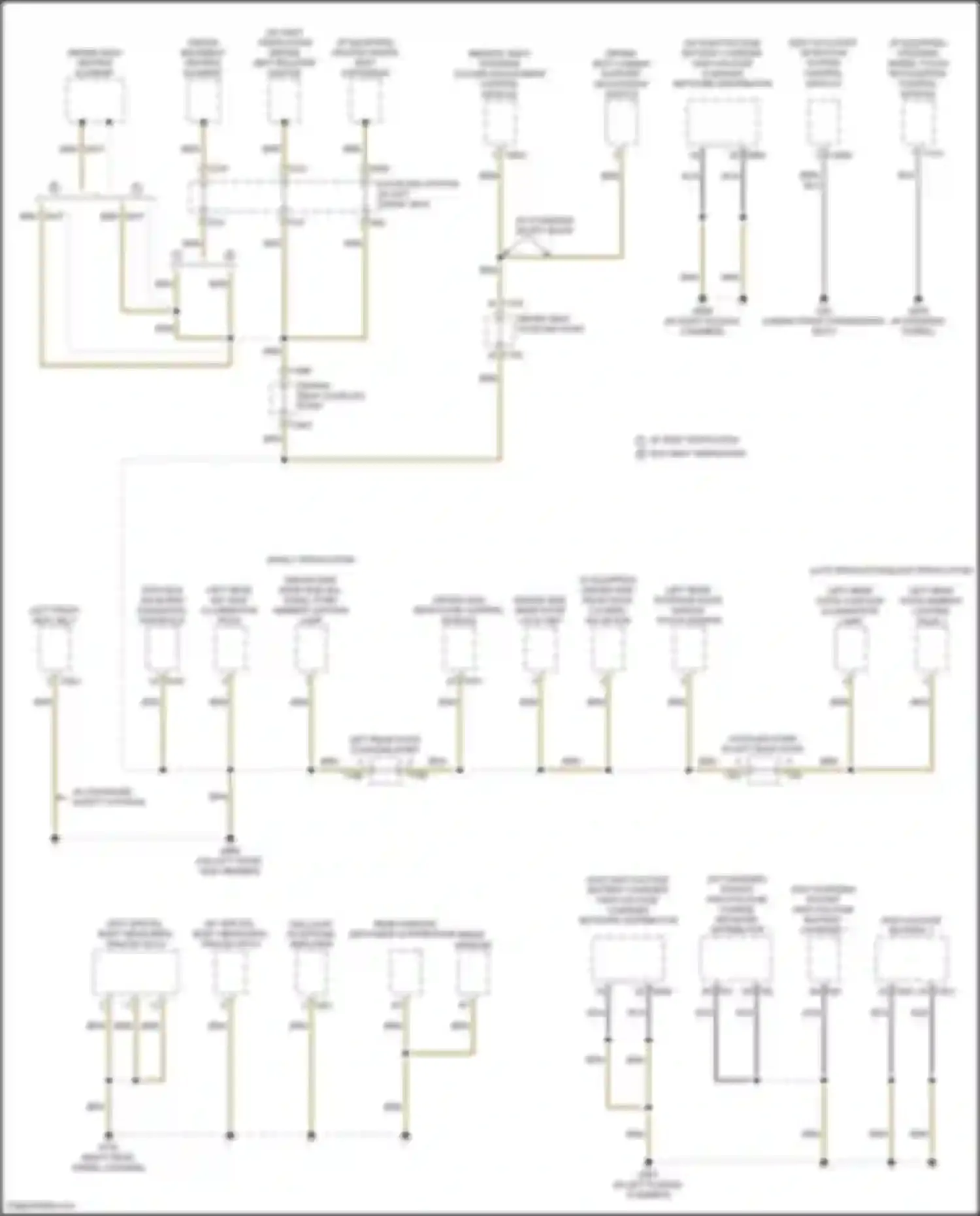 Q8 Sportback e-tron Audi I (2022-2024): Ground distribution circuit (6 of 9)