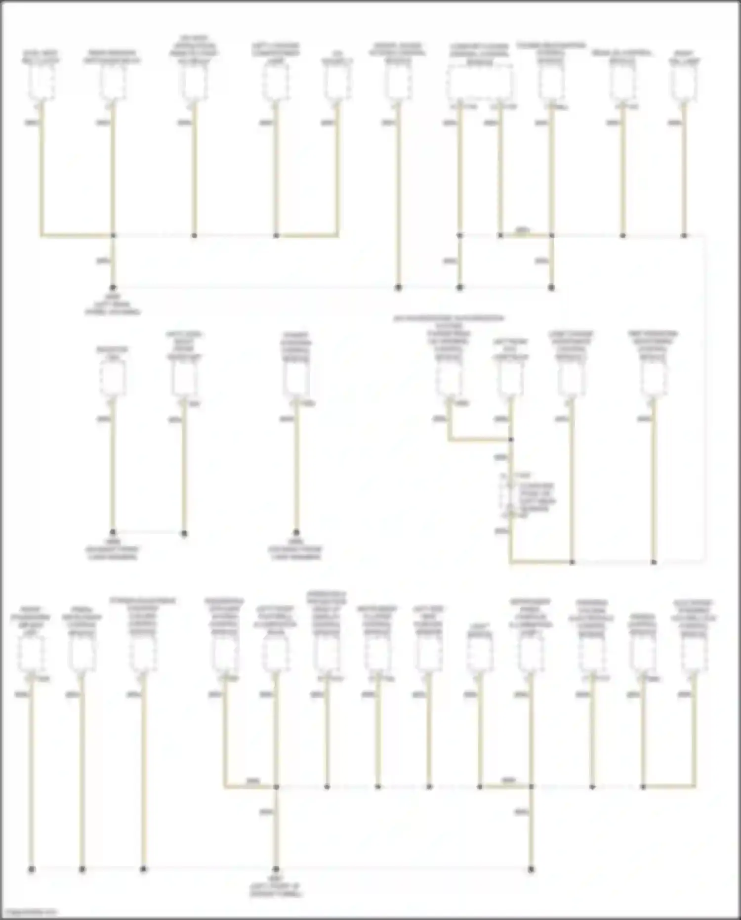 Q8 Sportback e-tron Audi I (2022-2024): Ground distribution circuit (7 of 9)