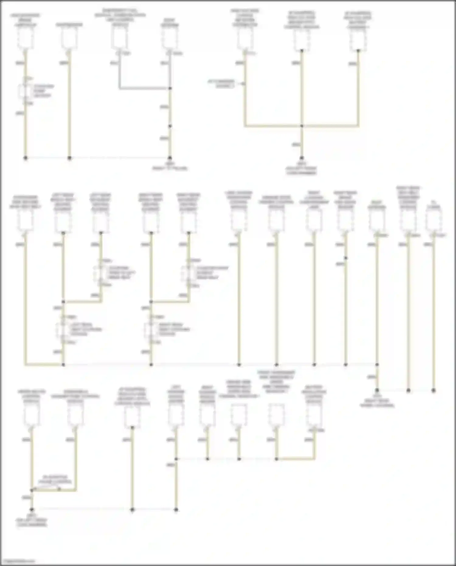 Q8 Sportback e-tron Audi I (2022-2024): Ground distribution circuit (8 of 9)