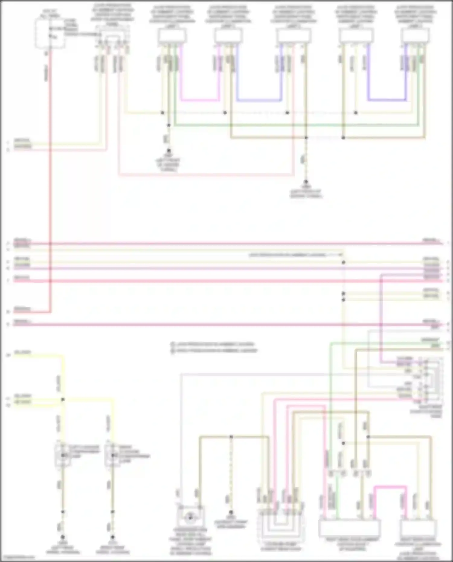 Q8 Sportback e-tron Audi I (2022-2024): Courtesy lamps circuit (3 of 6)