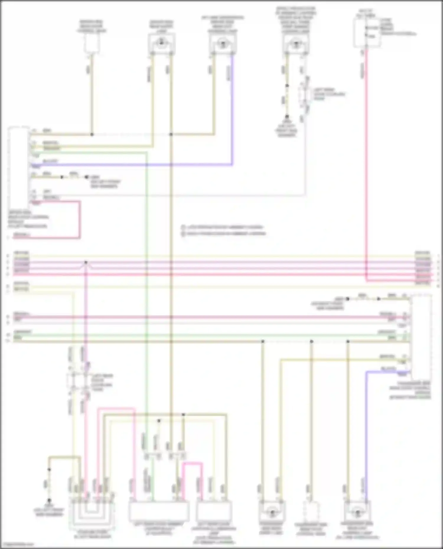 Q8 Sportback e-tron Audi I (2022-2024): Courtesy lamps circuit (4 of 6)