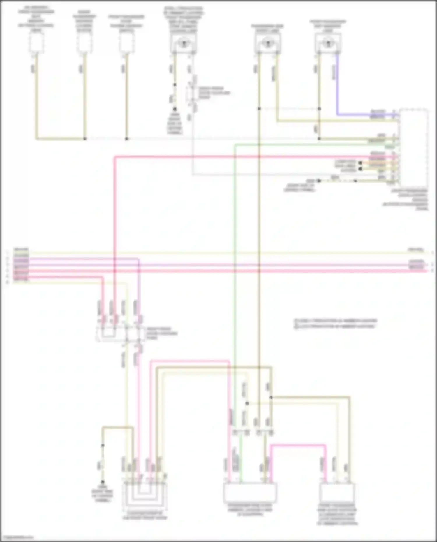 Q8 Sportback e-tron Audi I (2022-2024): Courtesy lamps circuit (5 of 6)