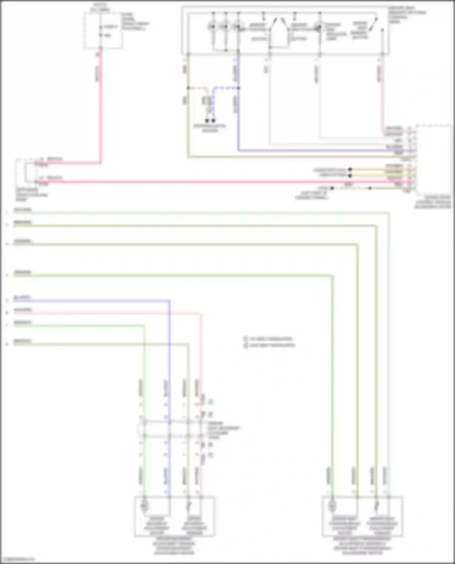 Q8 Sportback e-tron Audi I (2022-2024): Driver"s memory seat circuit, w/ standard seats (2 of 2)