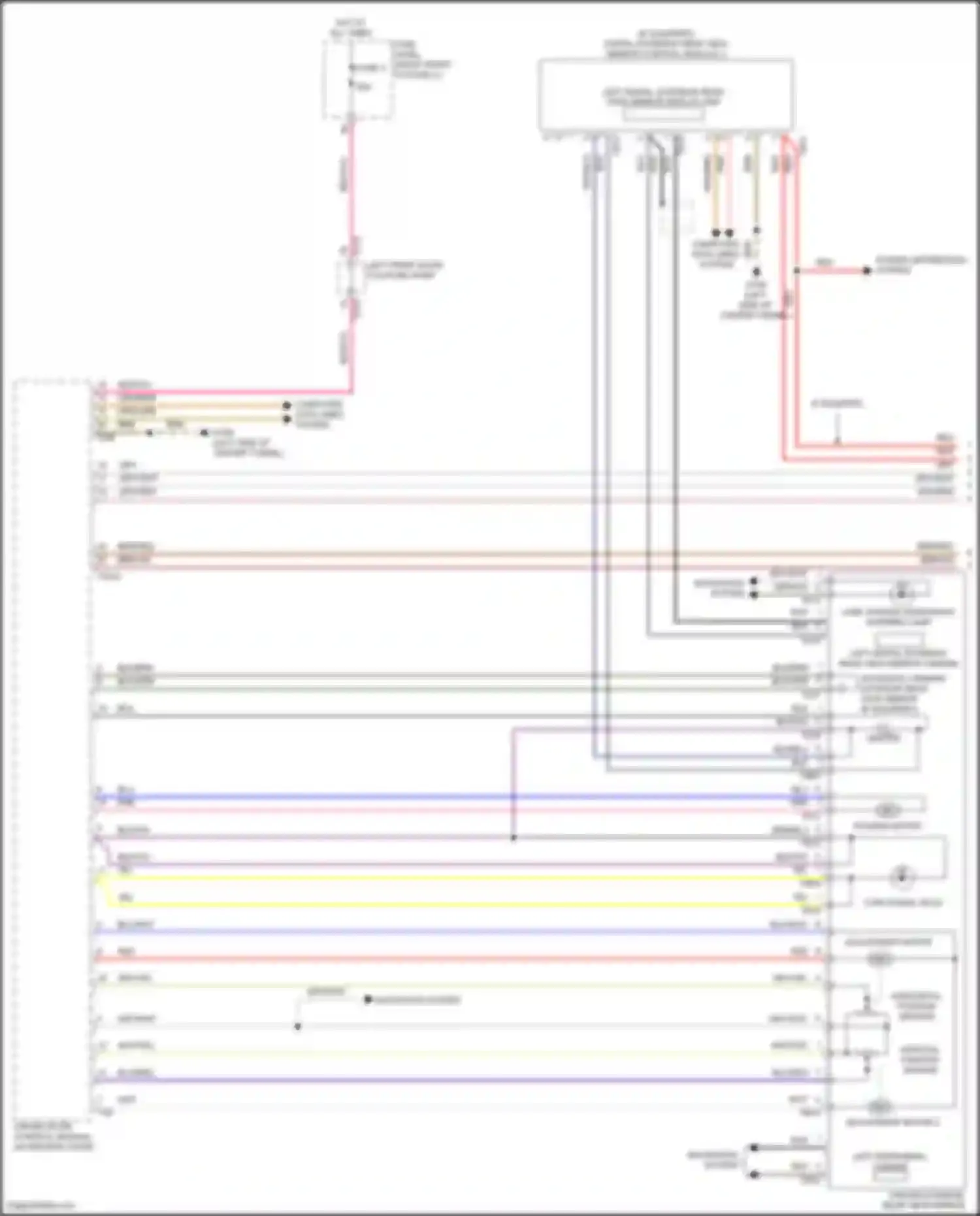 Q8 Sportback e-tron Audi I (2022-2024): Memory mirrors circuit (1 of 3)