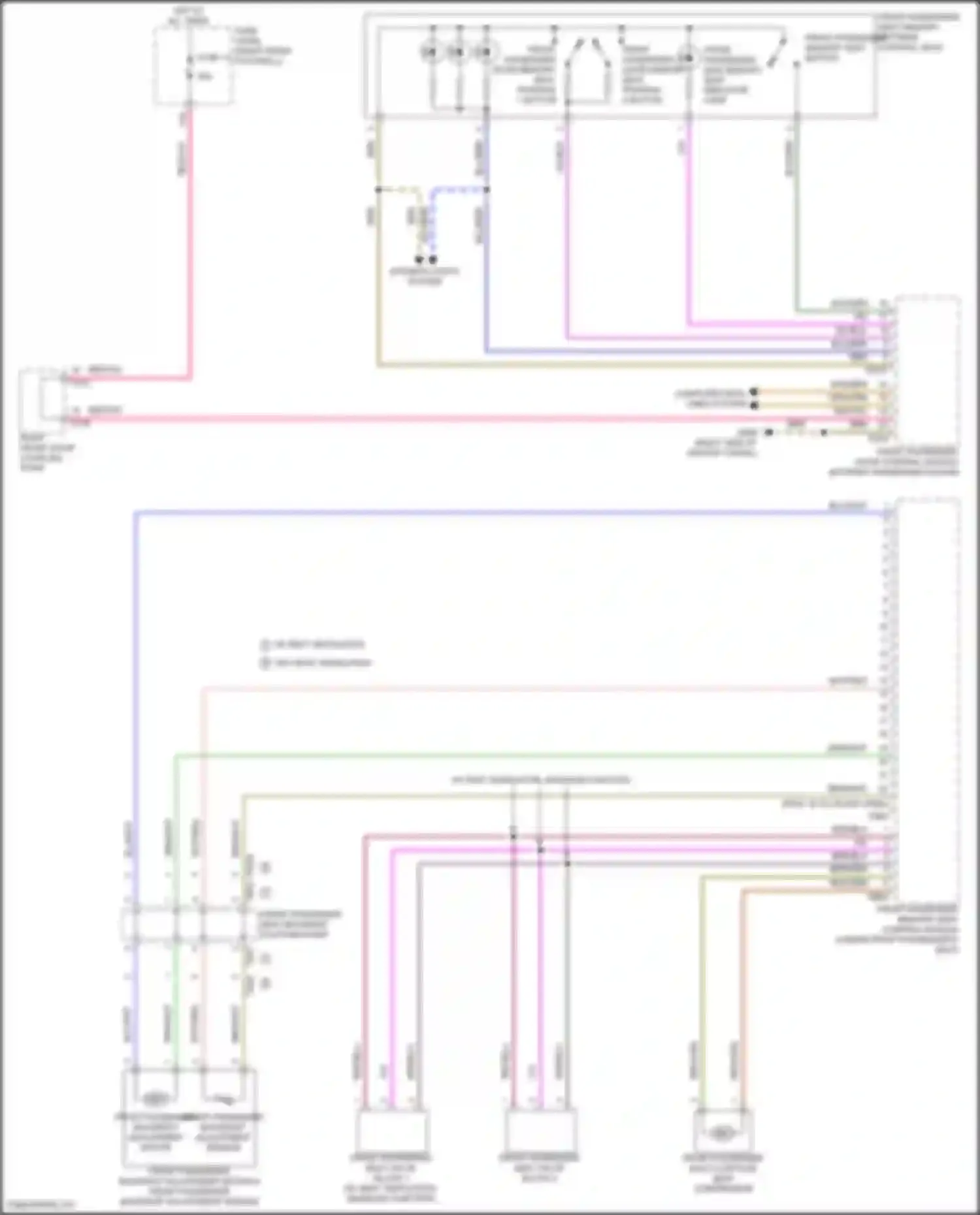 Q8 Sportback e-tron Audi I (2022-2024): Passenger"s memory seat circuit (2 of 2)