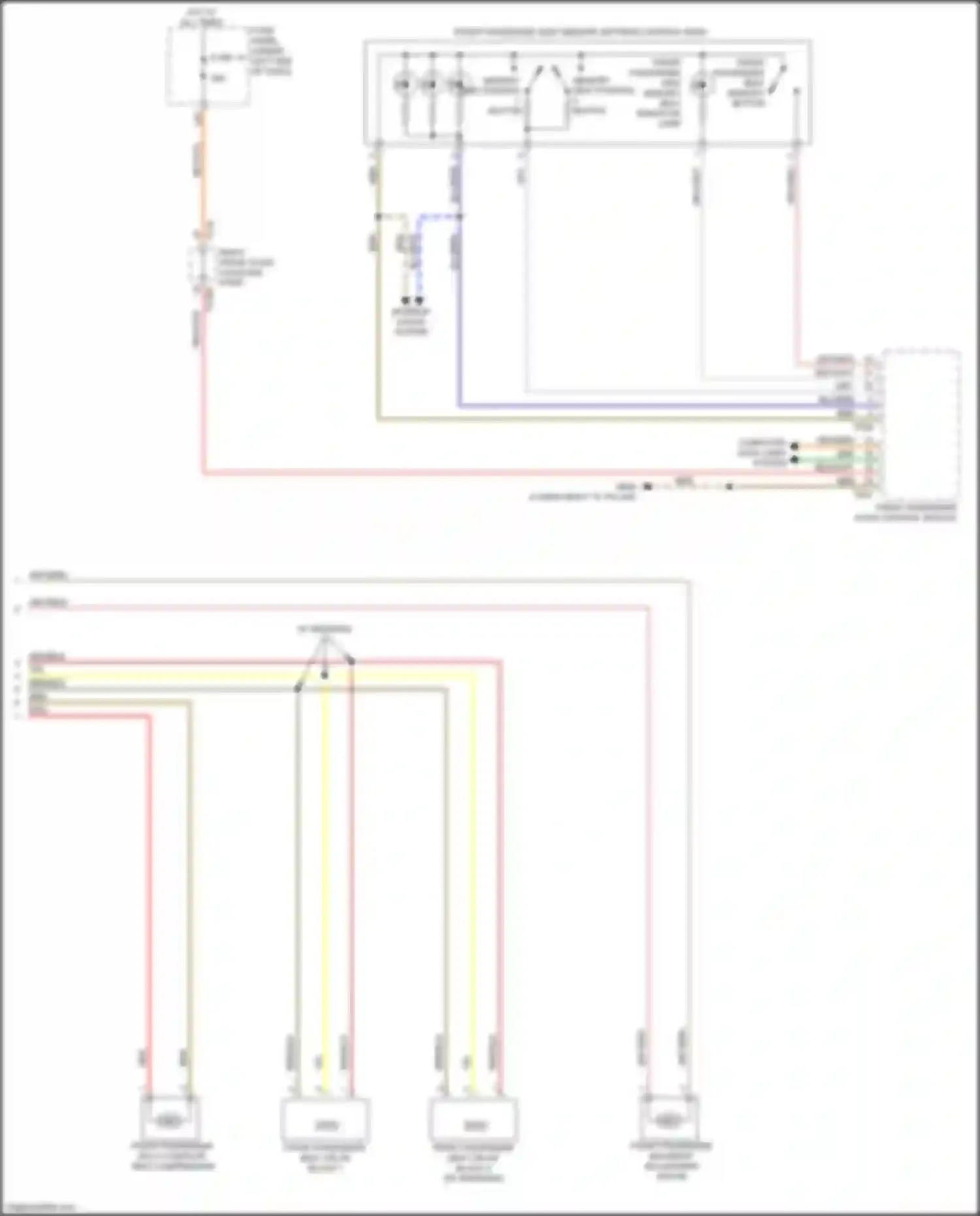 Q8 Sportback e-tron Audi I (2022-2024): Passenger"s memory seat circuit, w/ comfort seats (2 of 2)