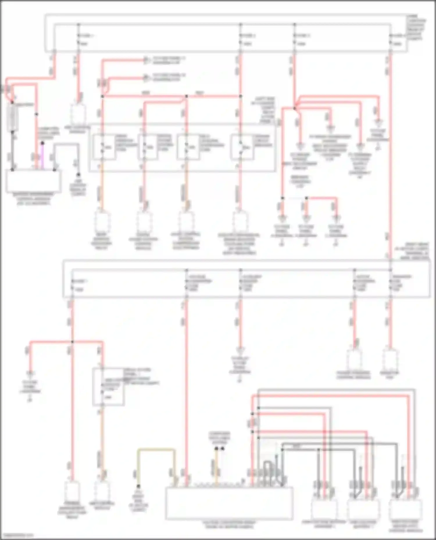Q8 Sportback e-tron Audi I (2022-2024): Power distribution circuit (1 of 8)
