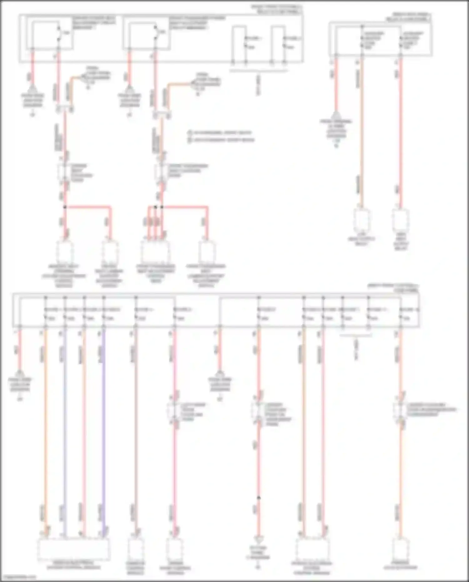 Q8 Sportback e-tron Audi I (2022-2024): Power distribution circuit (3 of 8)