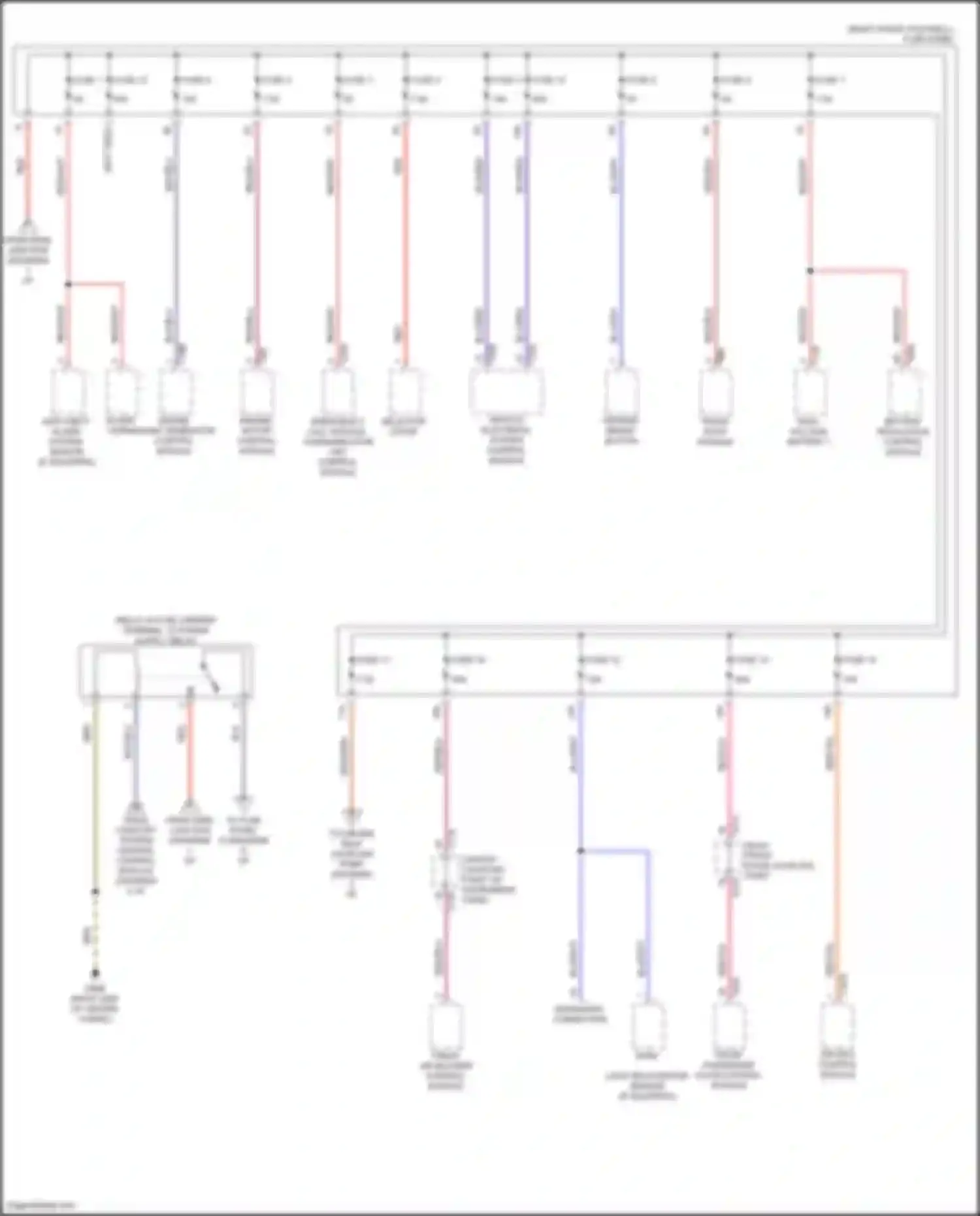 Q8 Sportback e-tron Audi I (2022-2024): Power distribution circuit (4 of 8)