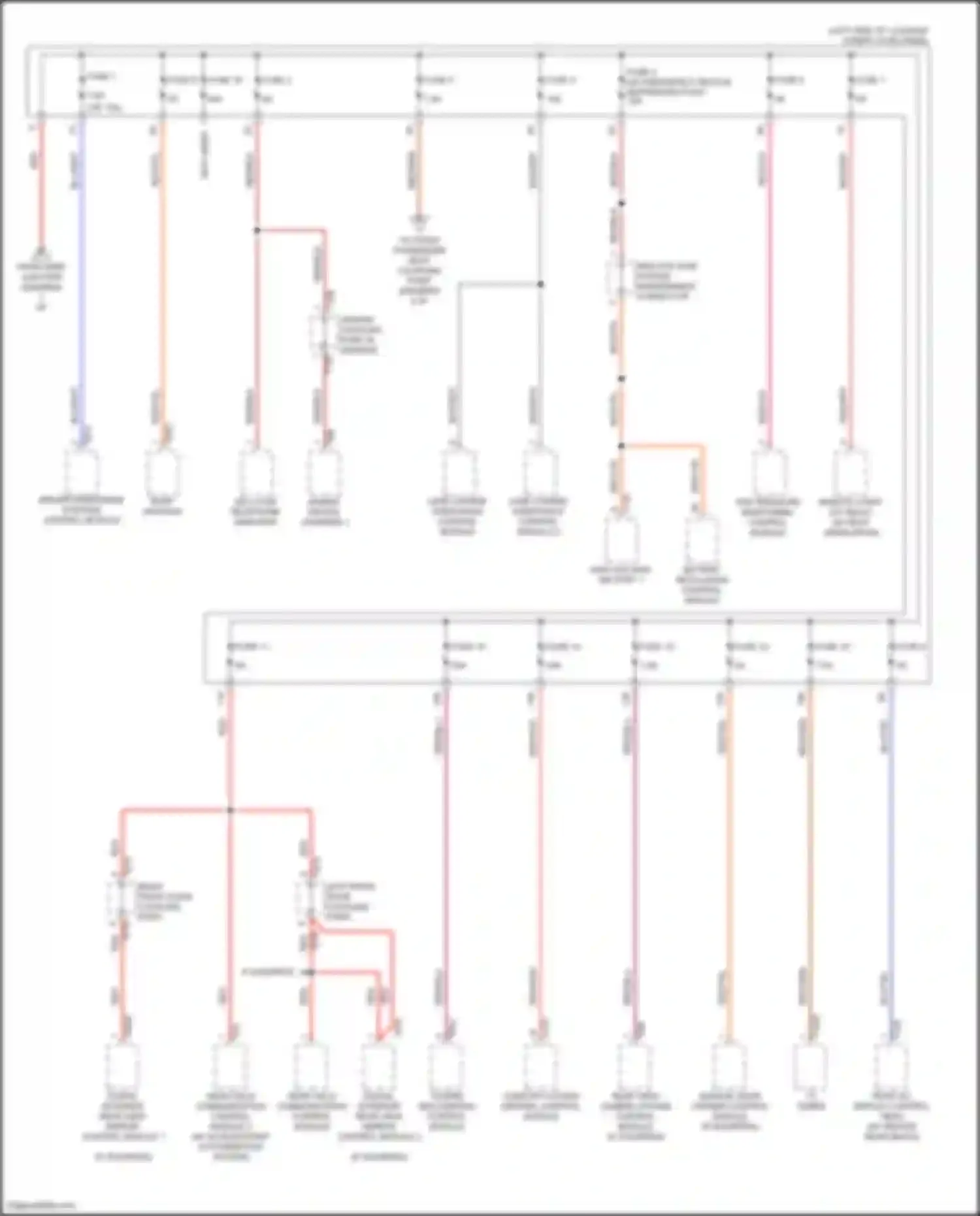 Q8 Sportback e-tron Audi I (2022-2024): Power distribution circuit (8 of 8)