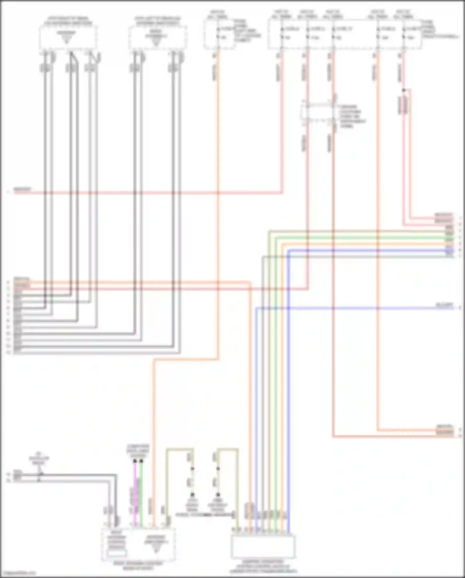Q8 Sportback e-tron Audi I (2022-2024): Radio circuit, w/ amplifier (4 of 5)