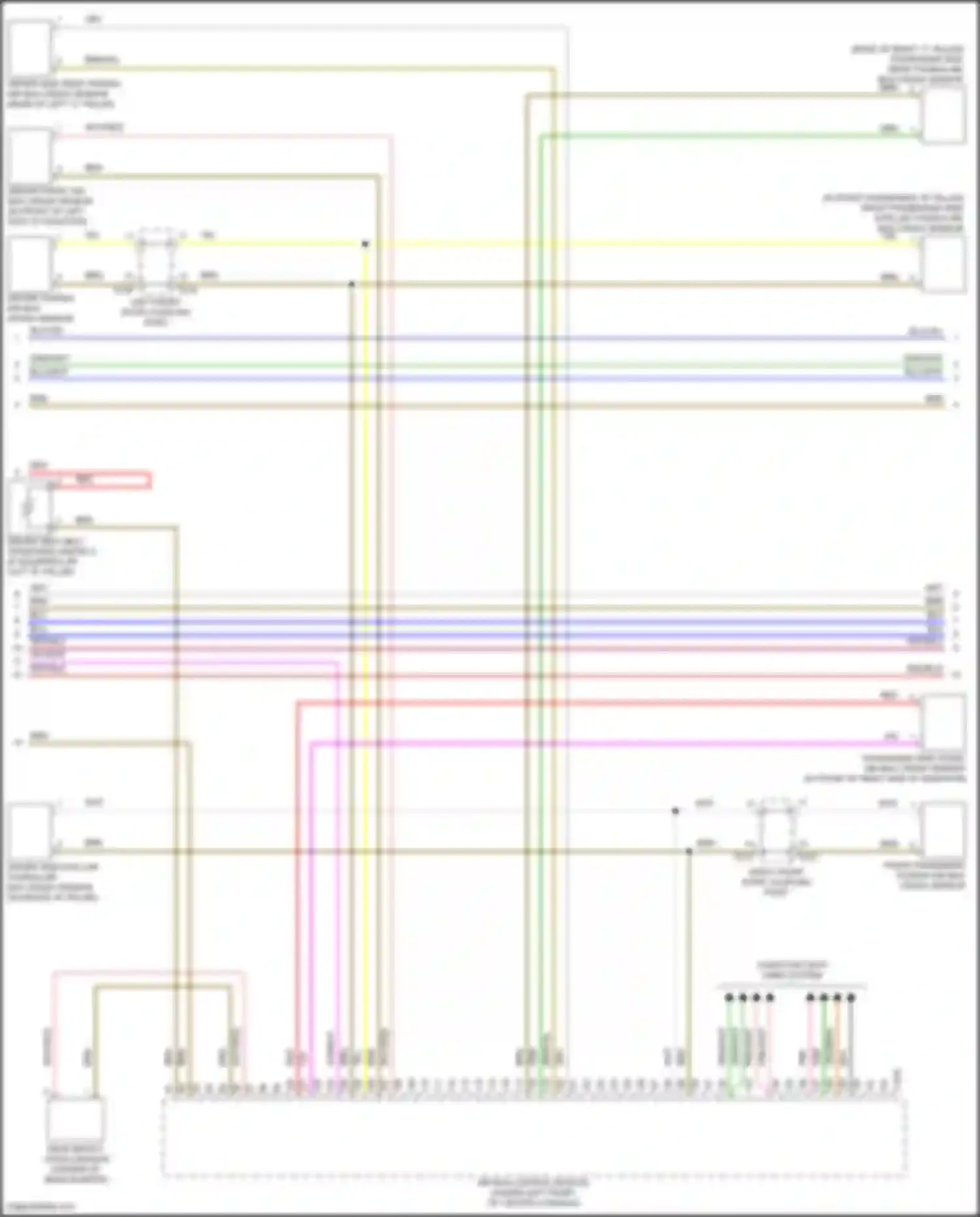 Q8 Sportback e-tron Audi I (2022-2024): Supplemental restraints circuit (3 of 5)