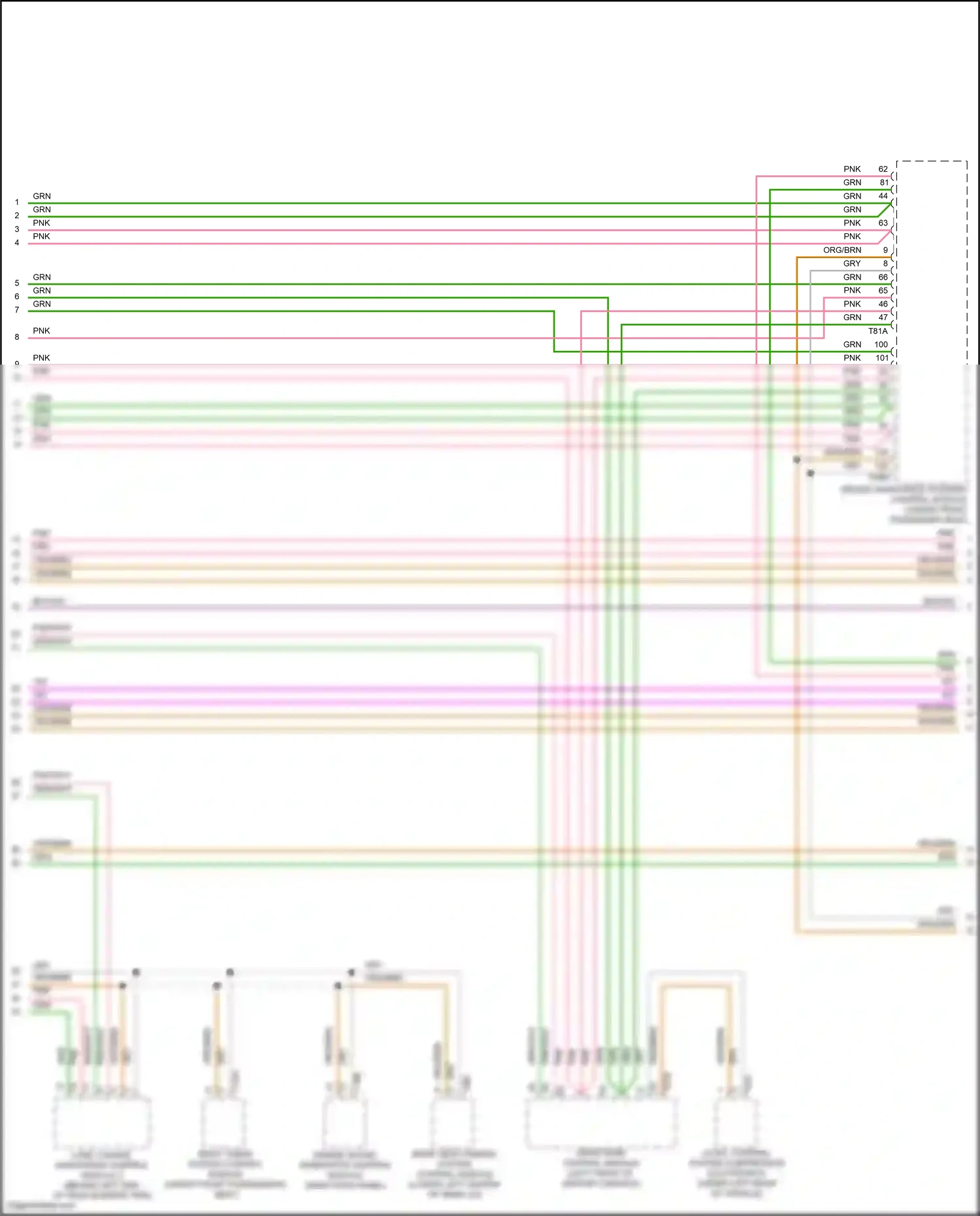Audi Q8 Sportback e-tron I (2022-2024) level control system compressor electronics wiring diagram  (1 of 7)