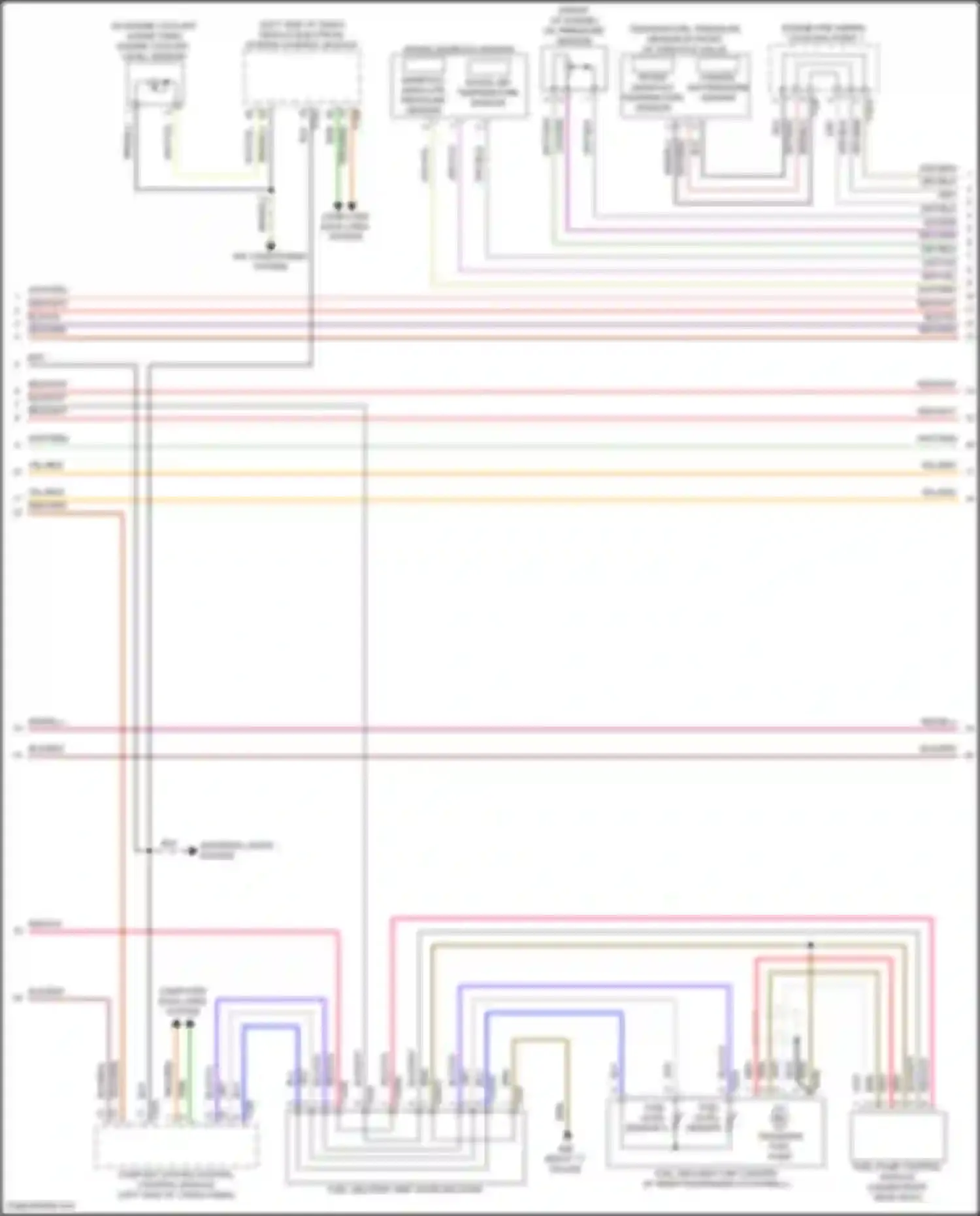 Q8 Audi I facelift (2023-2024): Wiring diagram engine performance 3.0l turbo hybrid (3 of 13)
