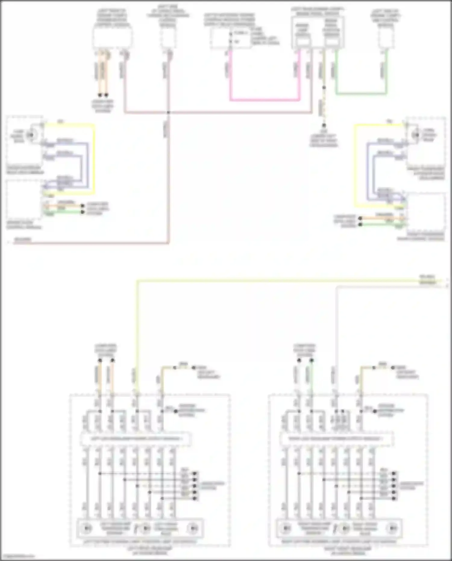 Q8 Audi I facelift (2023-2024): Exterior lamps circuit (2 of 3)