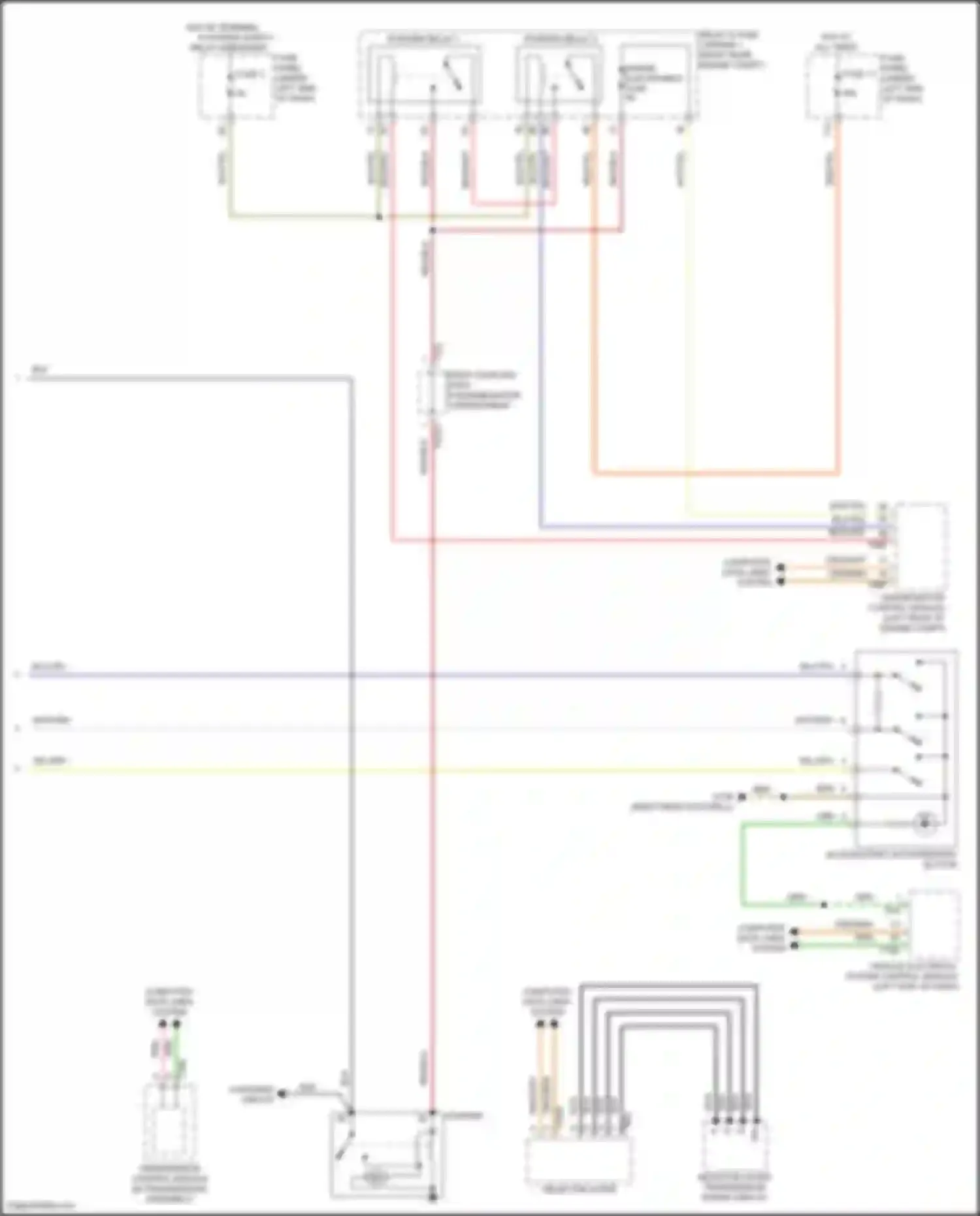 Q8 Audi I facelift (2023-2024): Starting circuit (2 of 2)