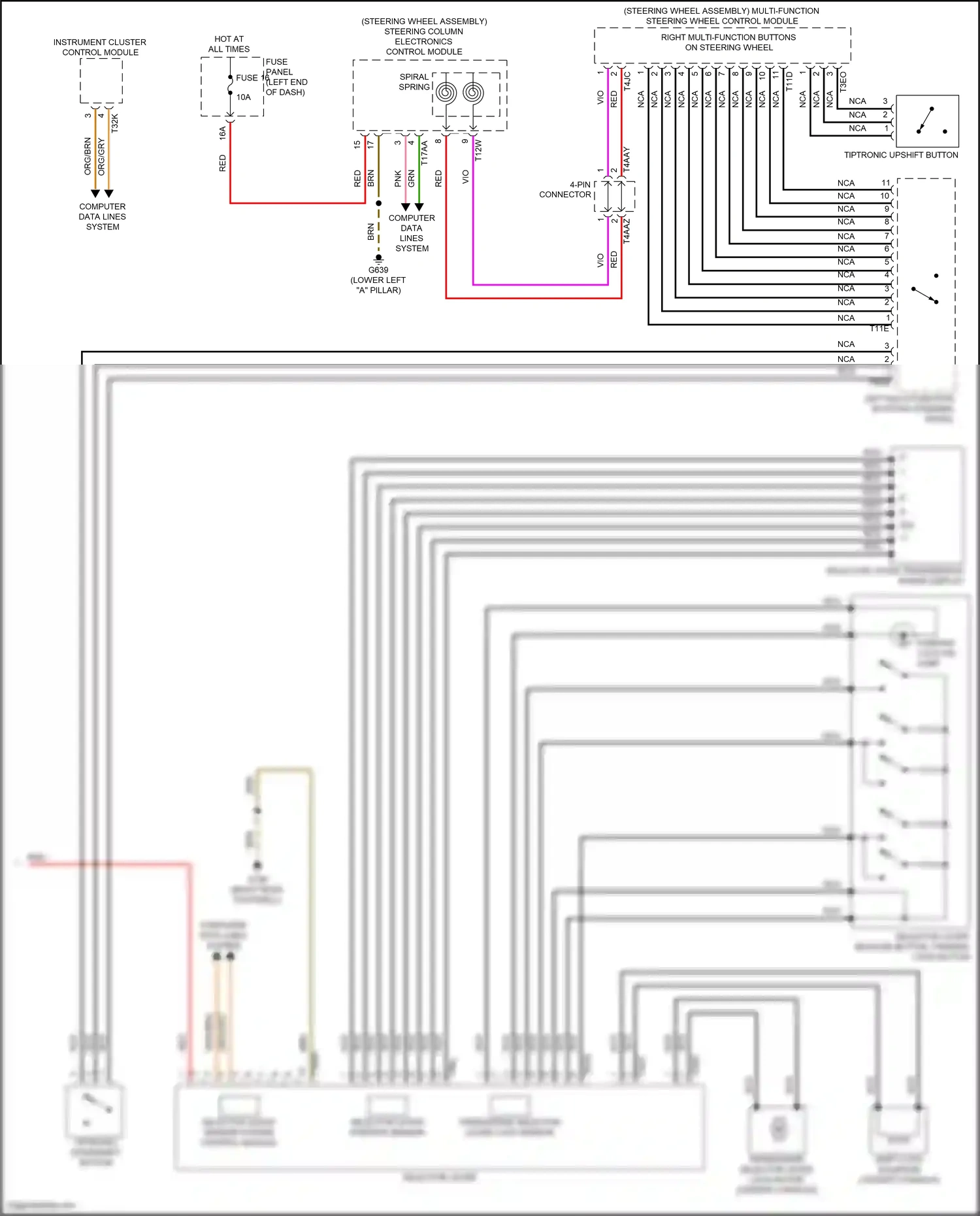 Audi Q8 I facelift (2023-2024) computer data lines system wiring diagram  (32 of 137)