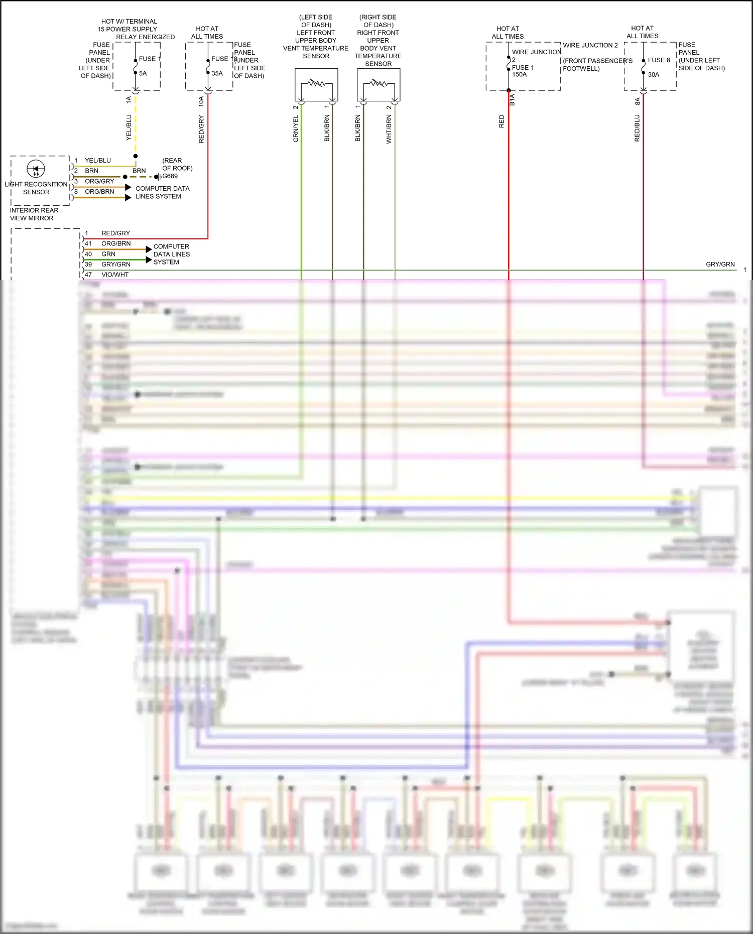 Audi Q8 I facelift (2023-2024) computer data lines system wiring diagram  (74 of 137)