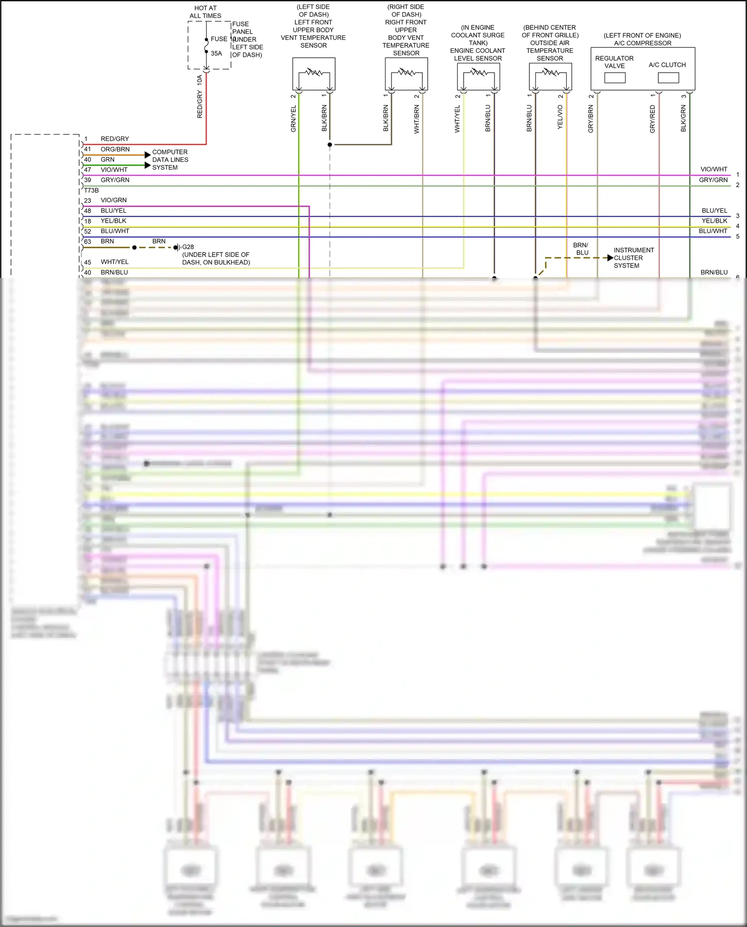 Audi Q8 I facelift (2023-2024) computer data lines system wiring diagram  (63 of 137)