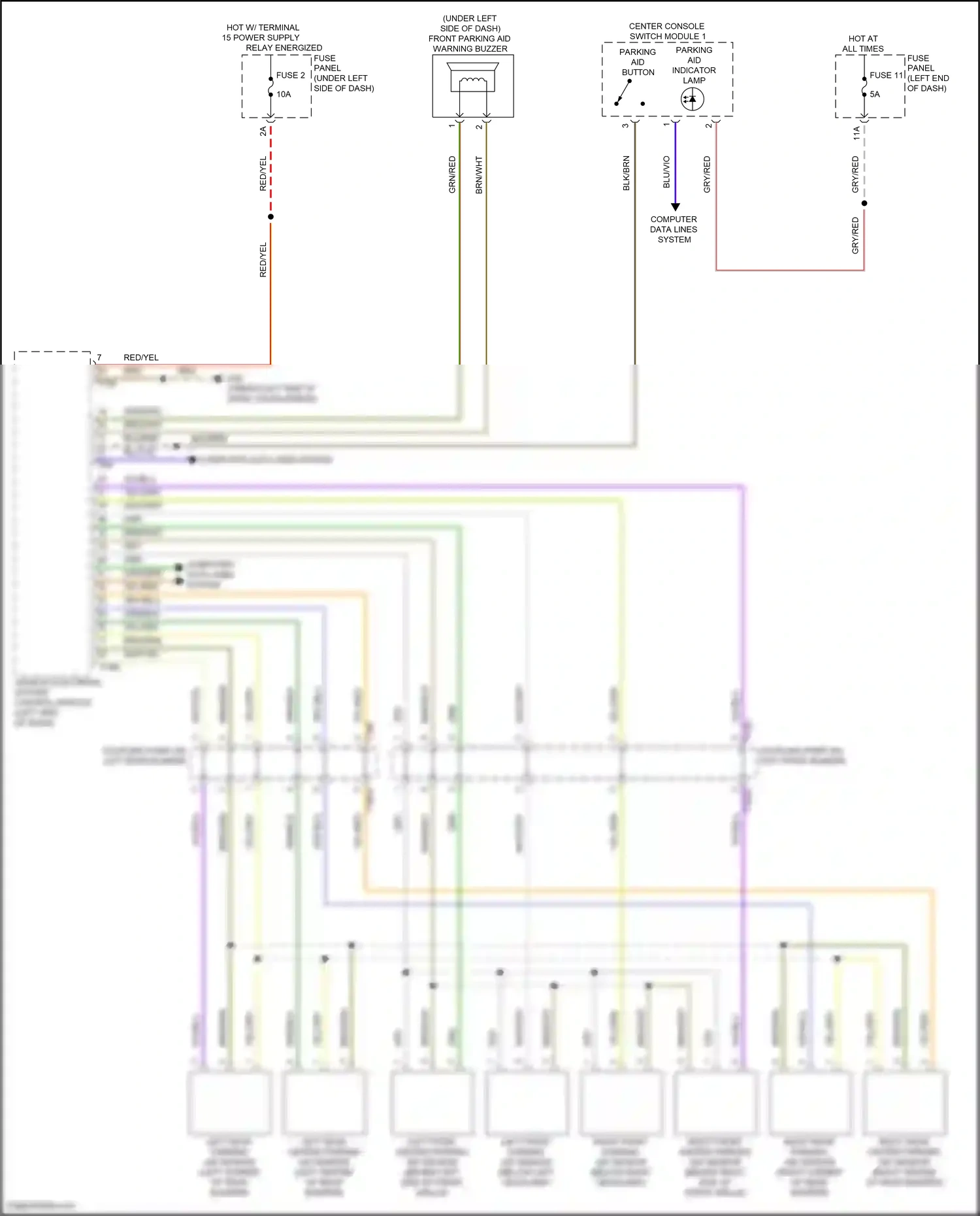Audi Q8 I facelift (2023-2024) computer data lines system wiring diagram  (3 of 137)