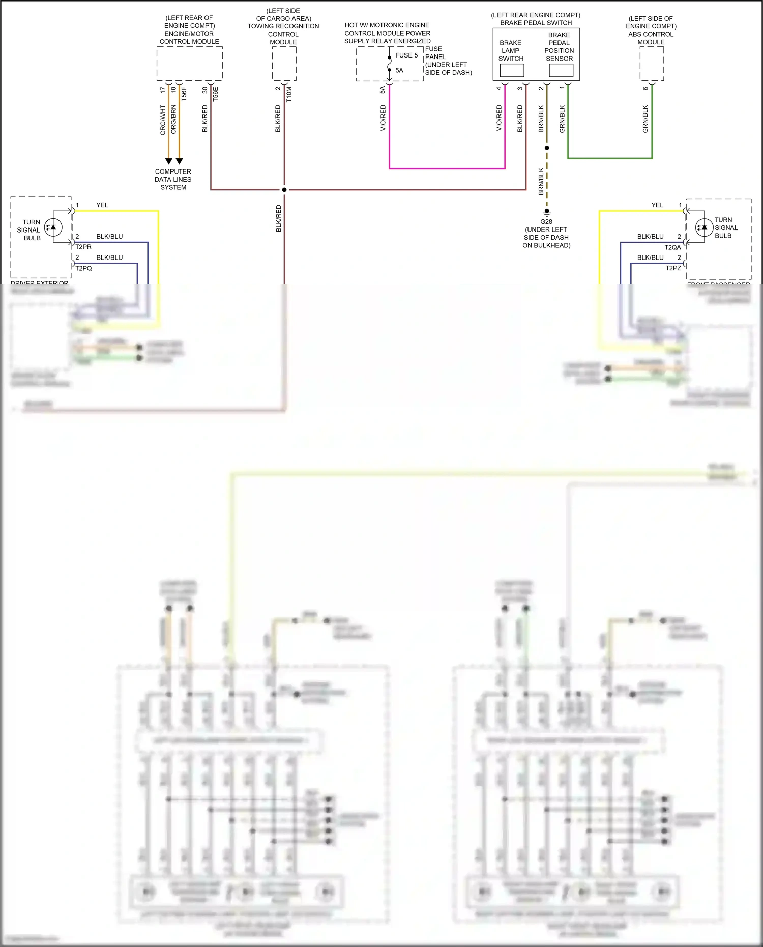 Audi Q8 I facelift (2023-2024) computer data lines system wiring diagram  (44 of 137)