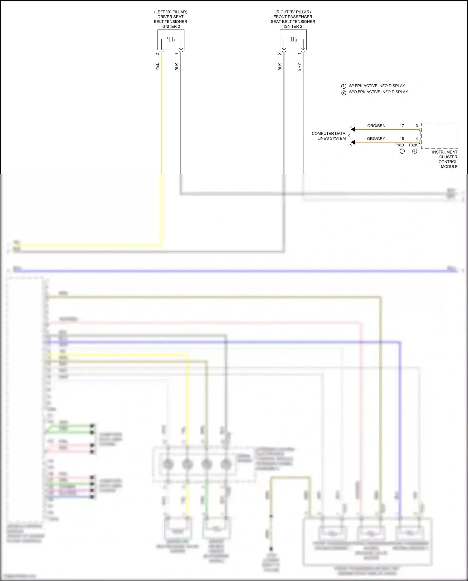 Audi Q8 I facelift (2023-2024) computer data lines system wiring diagram  (58 of 137)