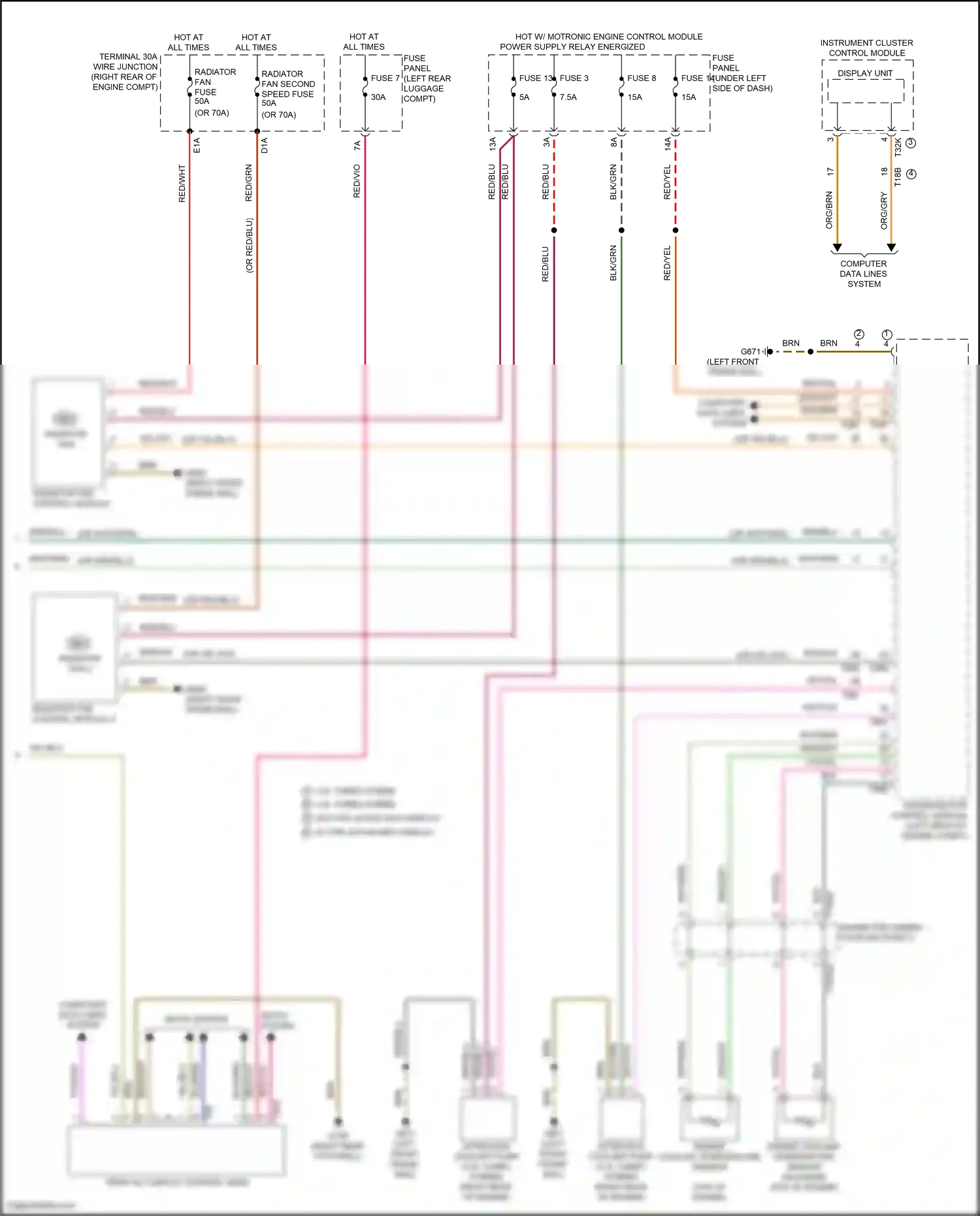 Audi Q8 I facelift (2023-2024) computer data lines system wiring diagram  (65 of 137)