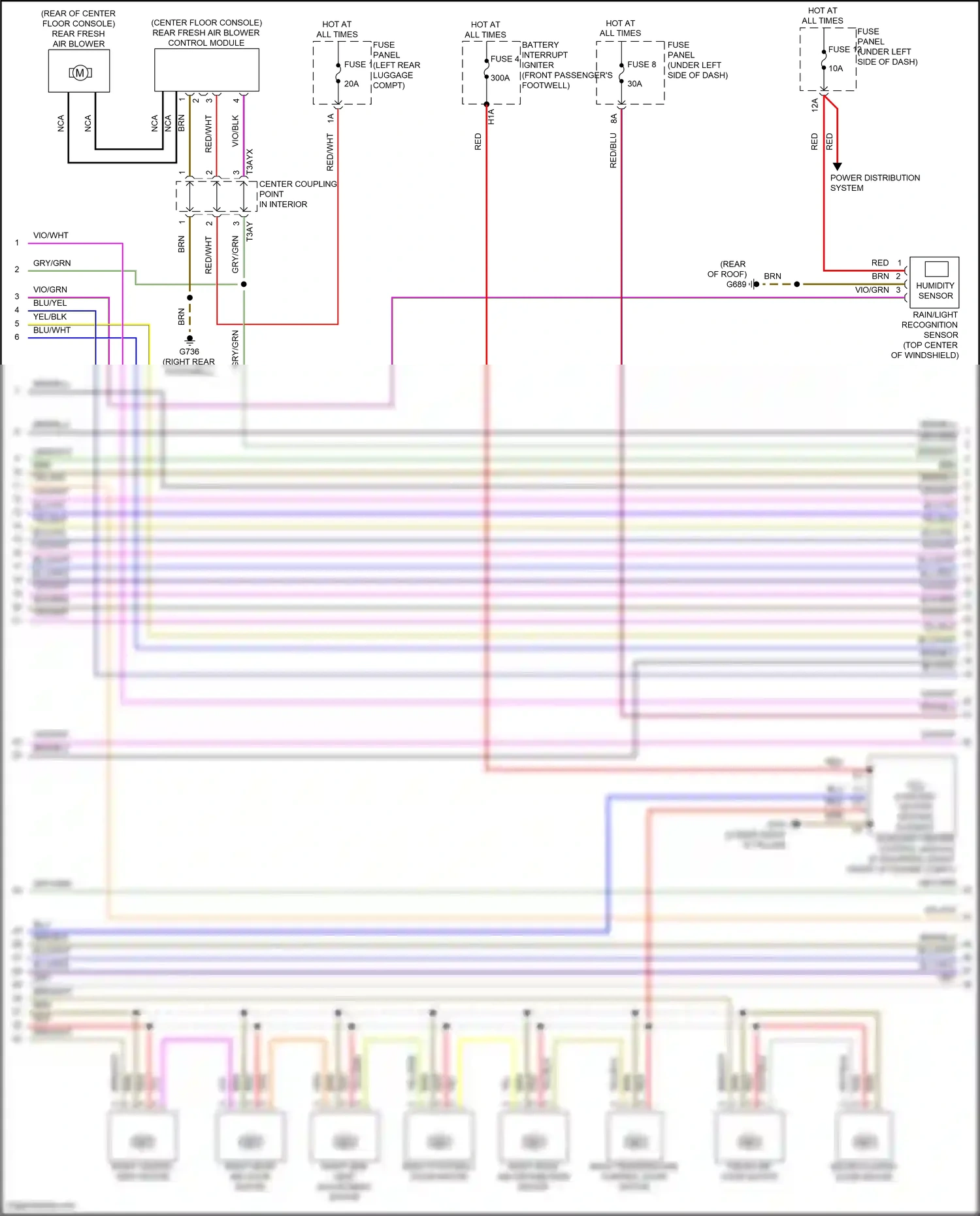 Audi Q8 I facelift (2023-2024) fuse panel e wiring diagram  (14 of 38)