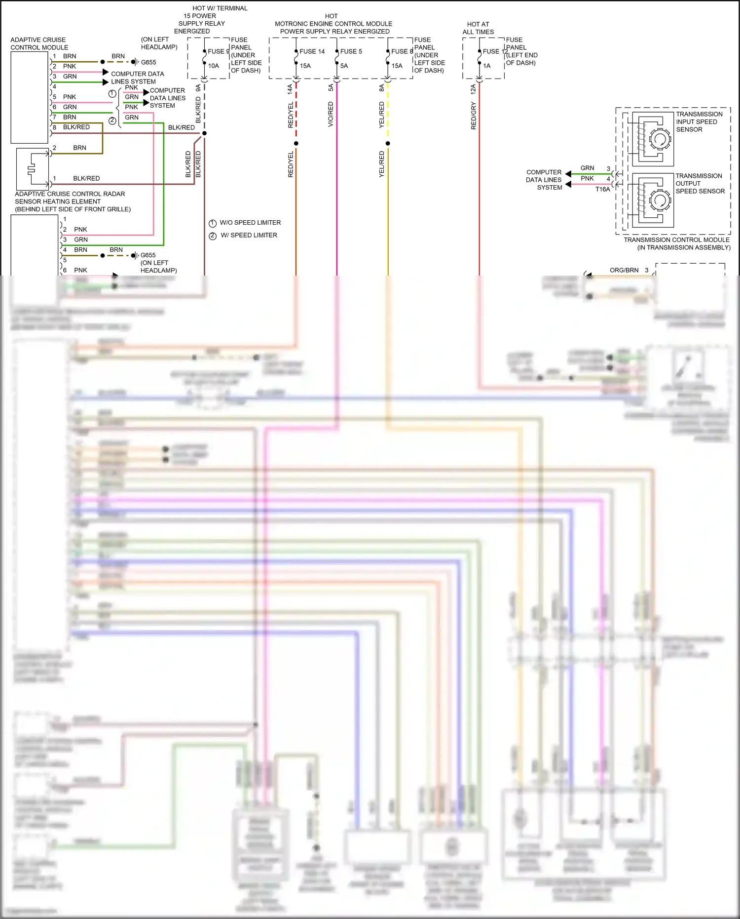 Audi Q8 I facelift (2023-2024) steering column electronics control module wiring diagram  (4 of 12)