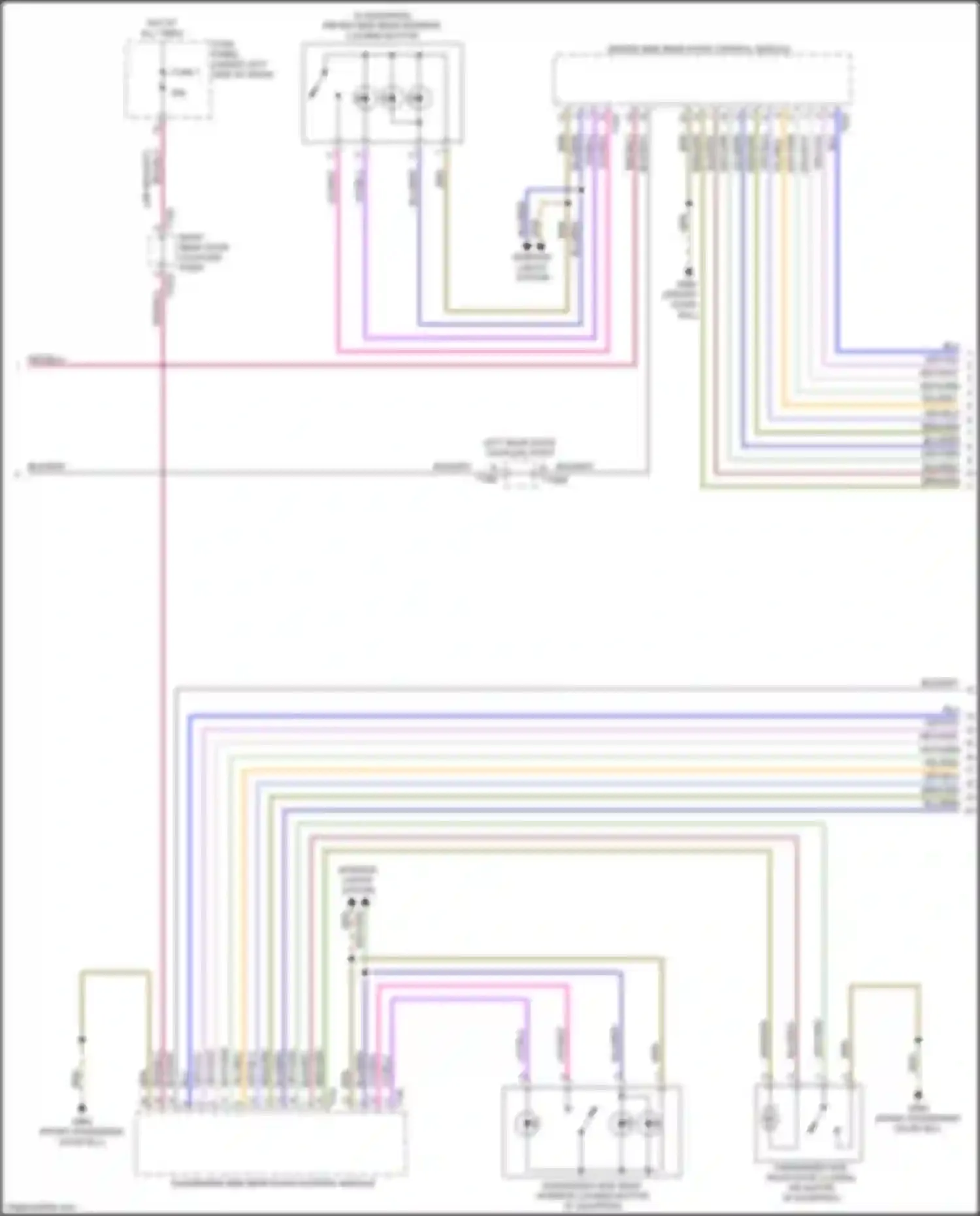 Q8 Audi I (2018-2023): Forced entry circuit (2 of 6)