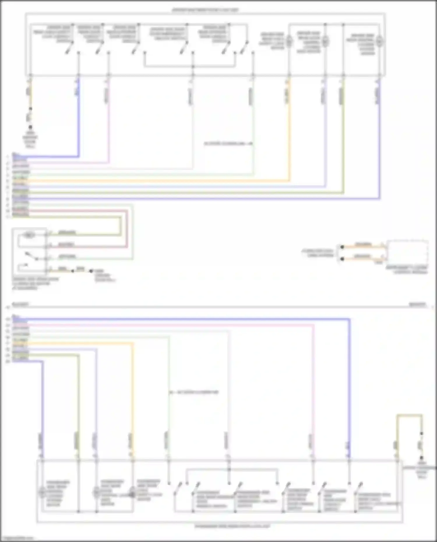 Q8 Audi I (2018-2023): Forced entry circuit (3 of 6)