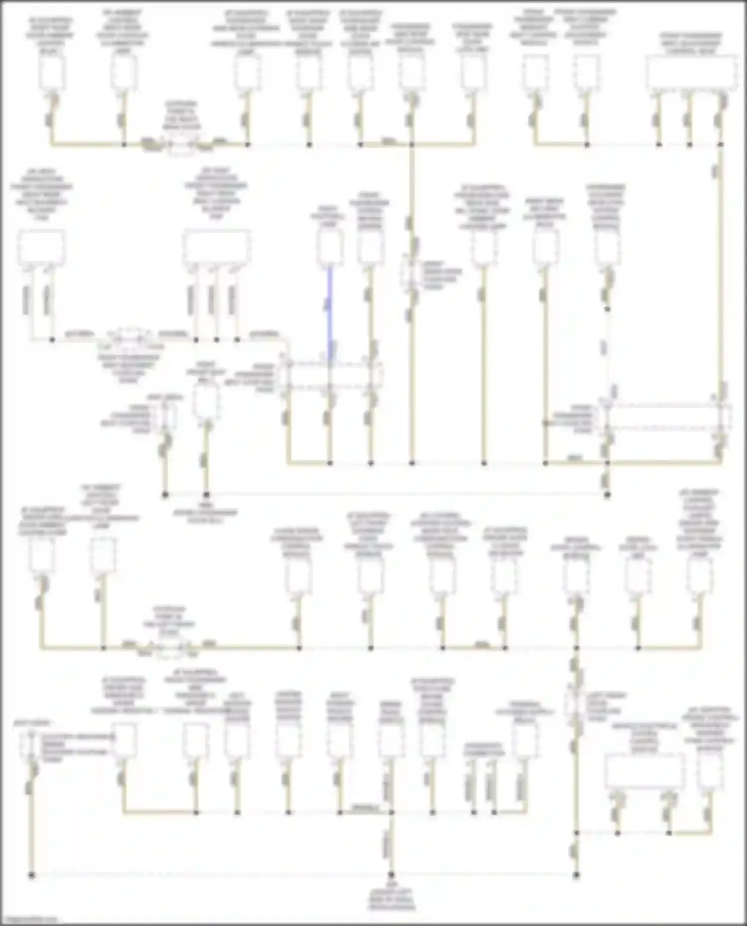 Q8 Audi I (2018-2023): Ground distribution circuit (1 of 7)