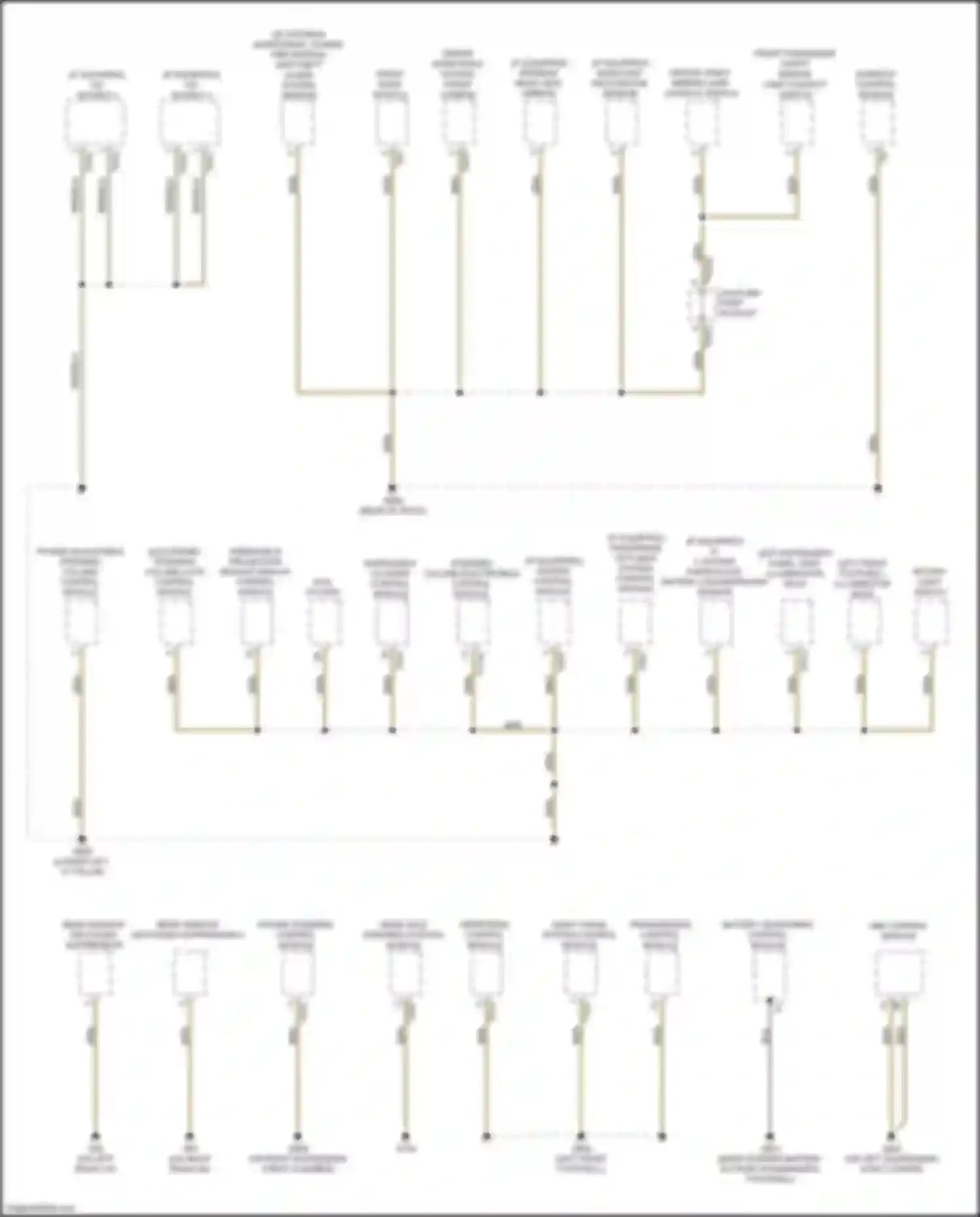 Q8 Audi I (2018-2023): Ground distribution circuit (3 of 7)