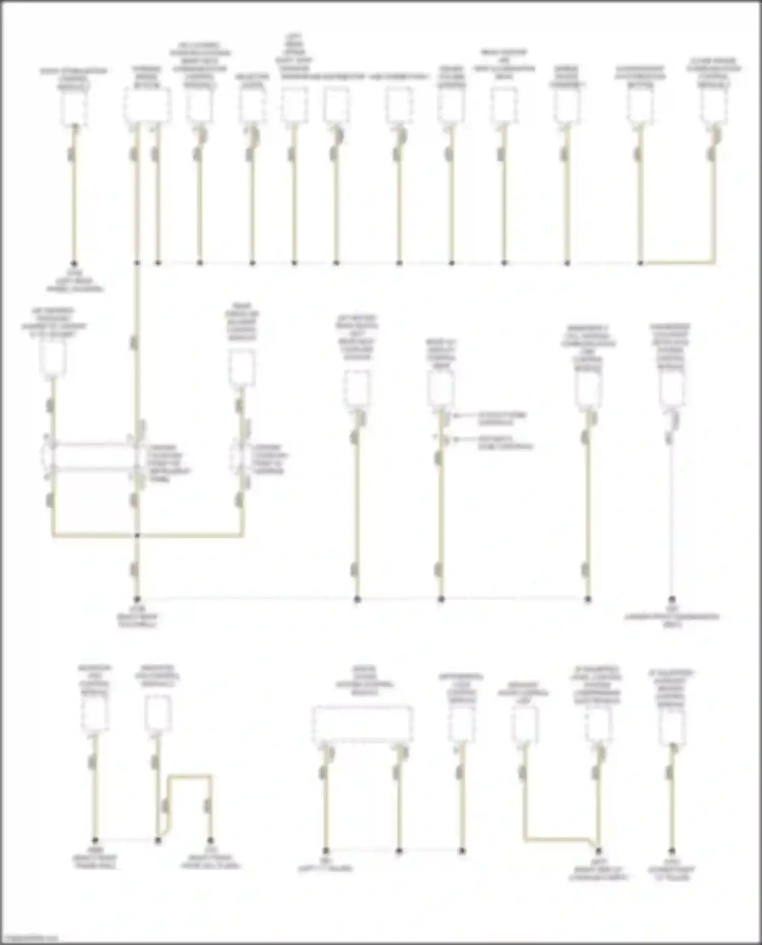 Q8 Audi I (2018-2023): Ground distribution circuit (7 of 7)