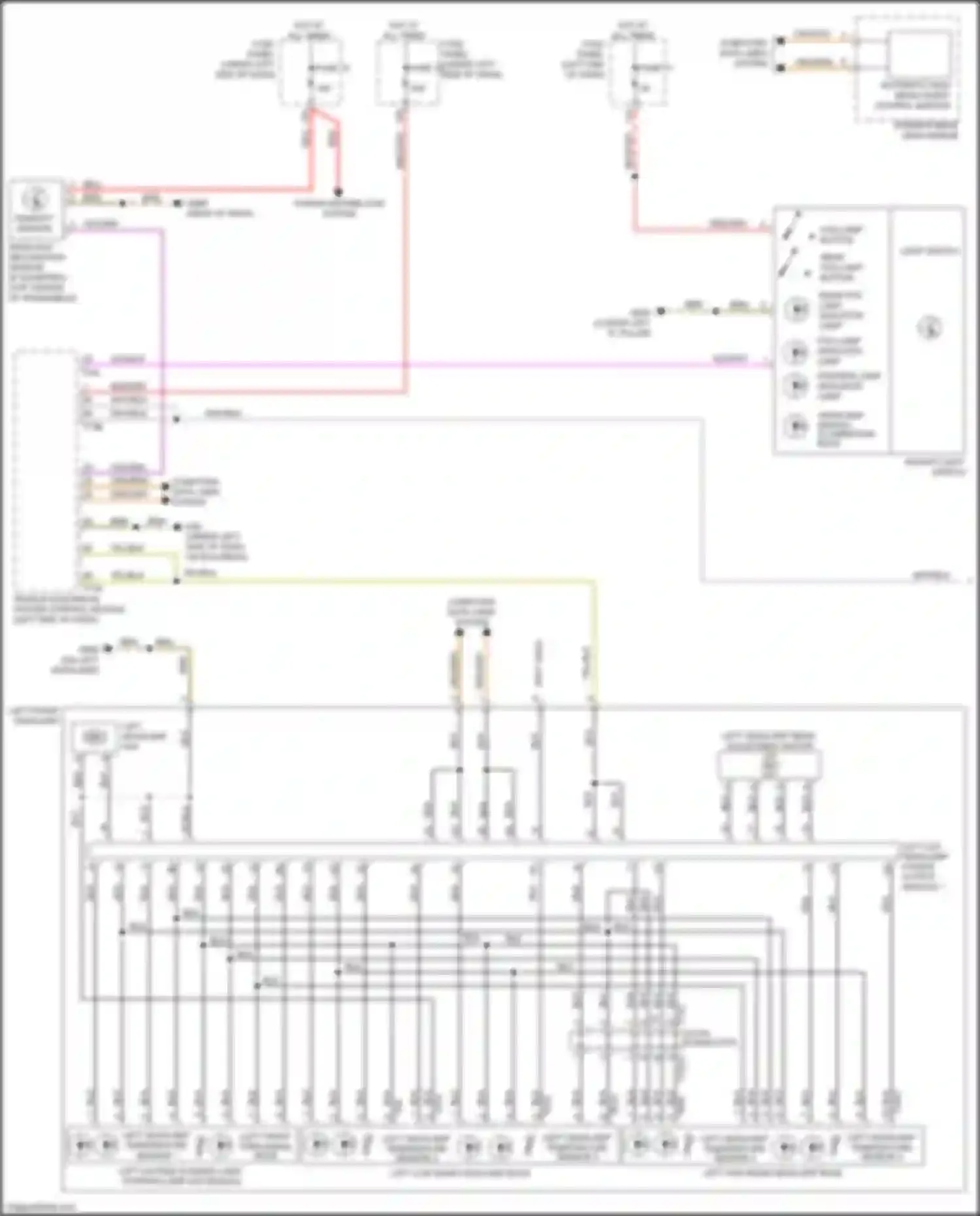 Q8 Audi I (2018-2023): Headlights circuit, w/ matrix beam (1 of 2)