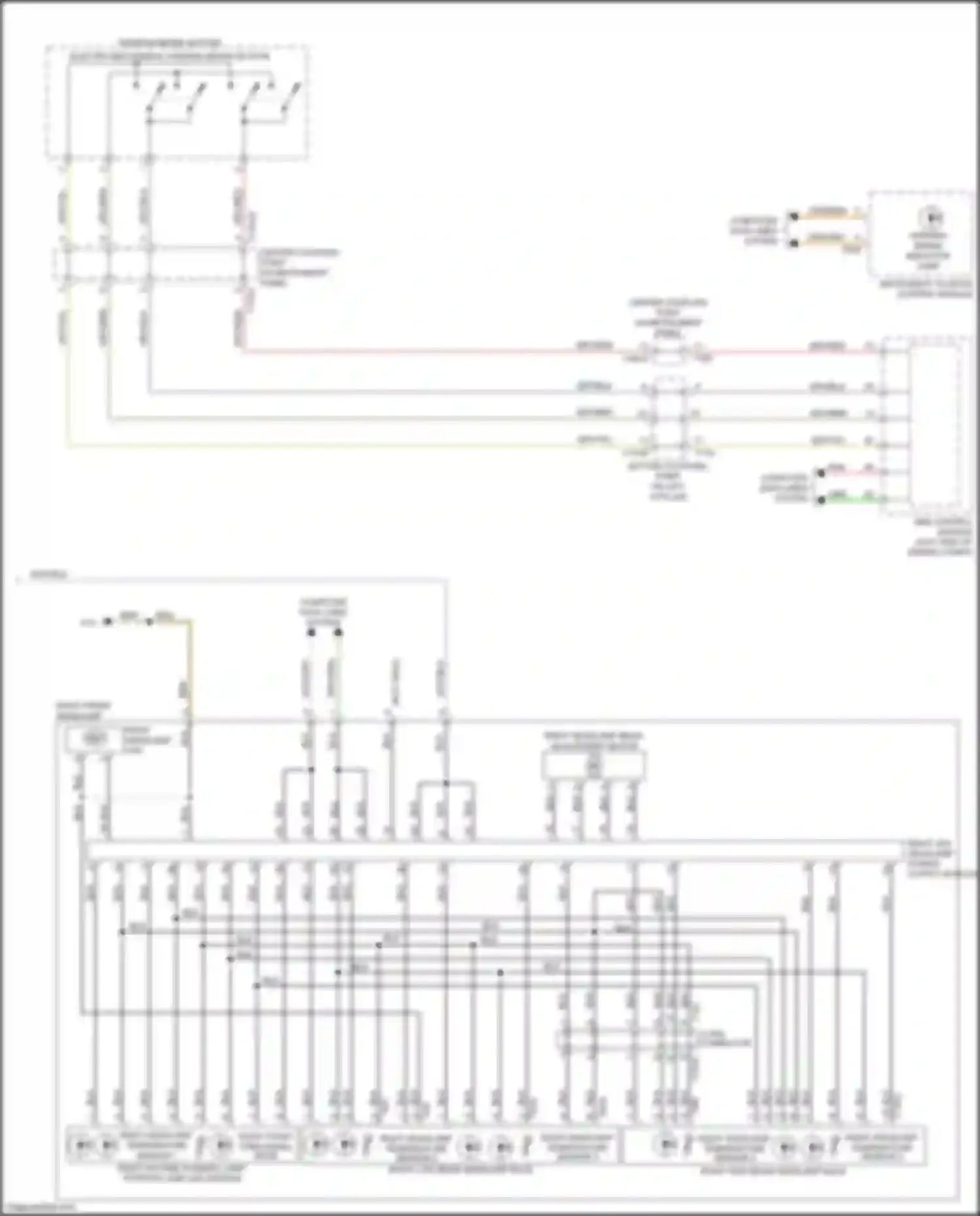 Q8 Audi I (2018-2023): Headlights circuit, w/ matrix beam (2 of 2)
