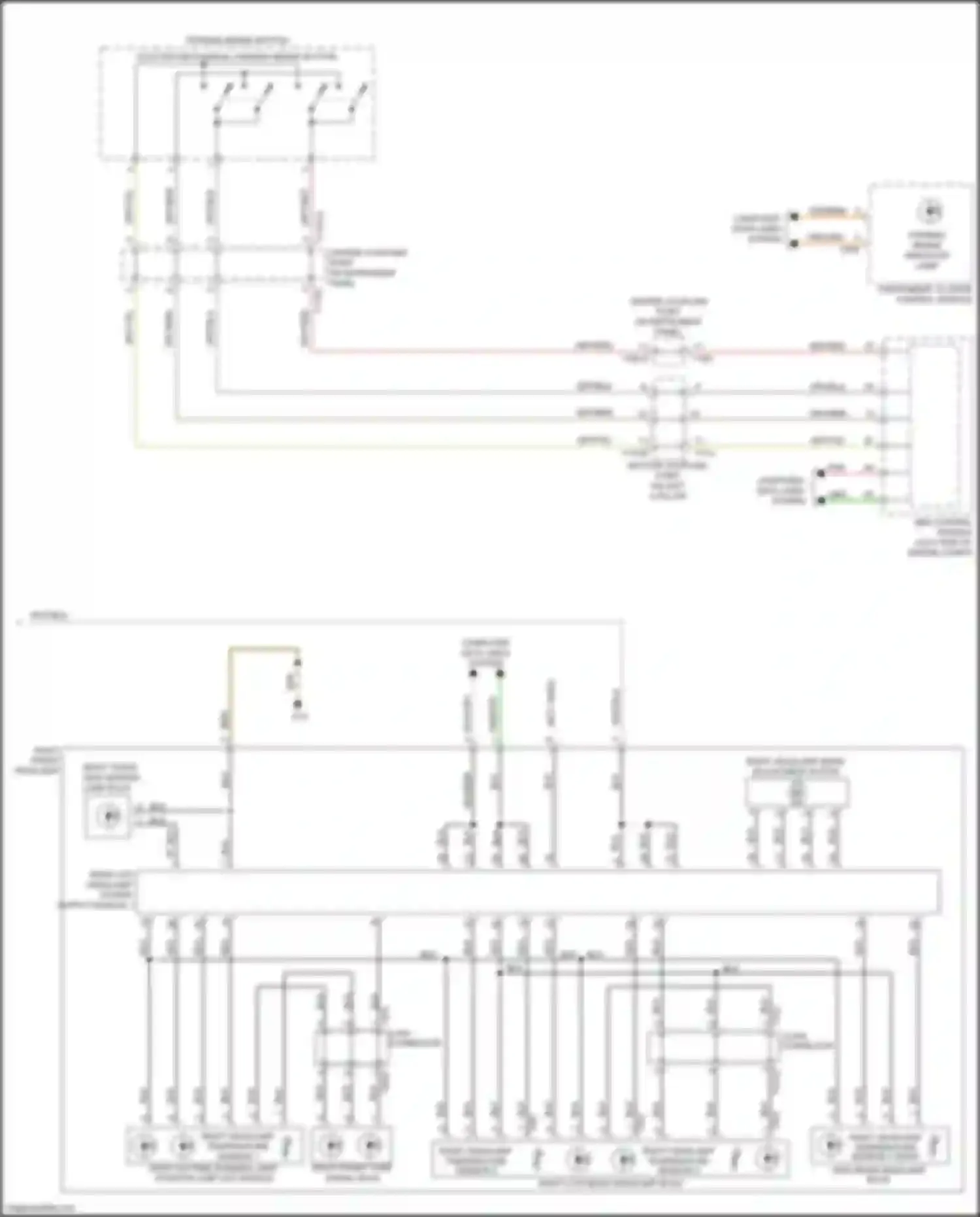 Q8 Audi I (2018-2023): Headlights circuit, w/o matrix beam (2 of 2)