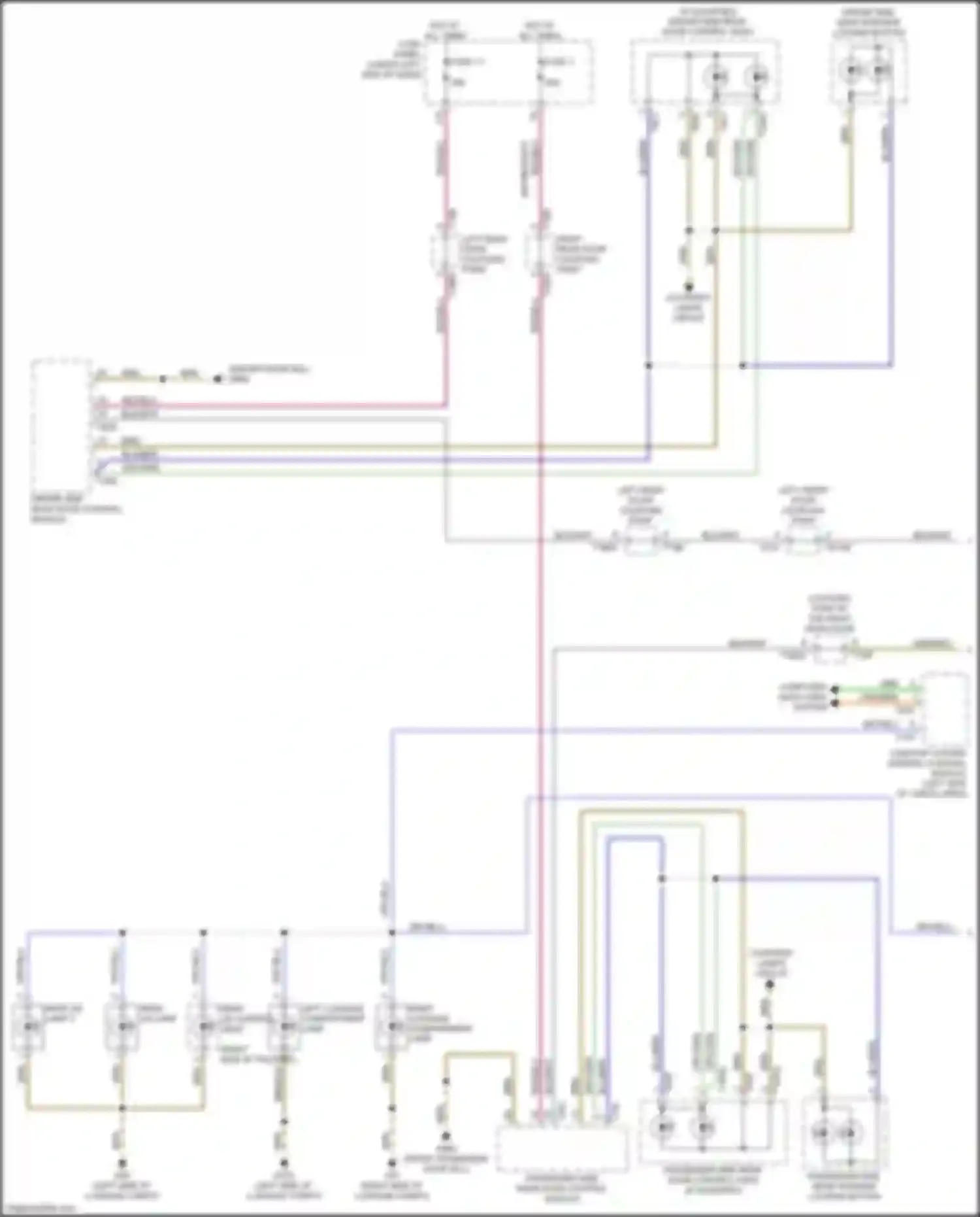 Q8 Audi I (2018-2023): Instrument illumination circuit (2 of 3)