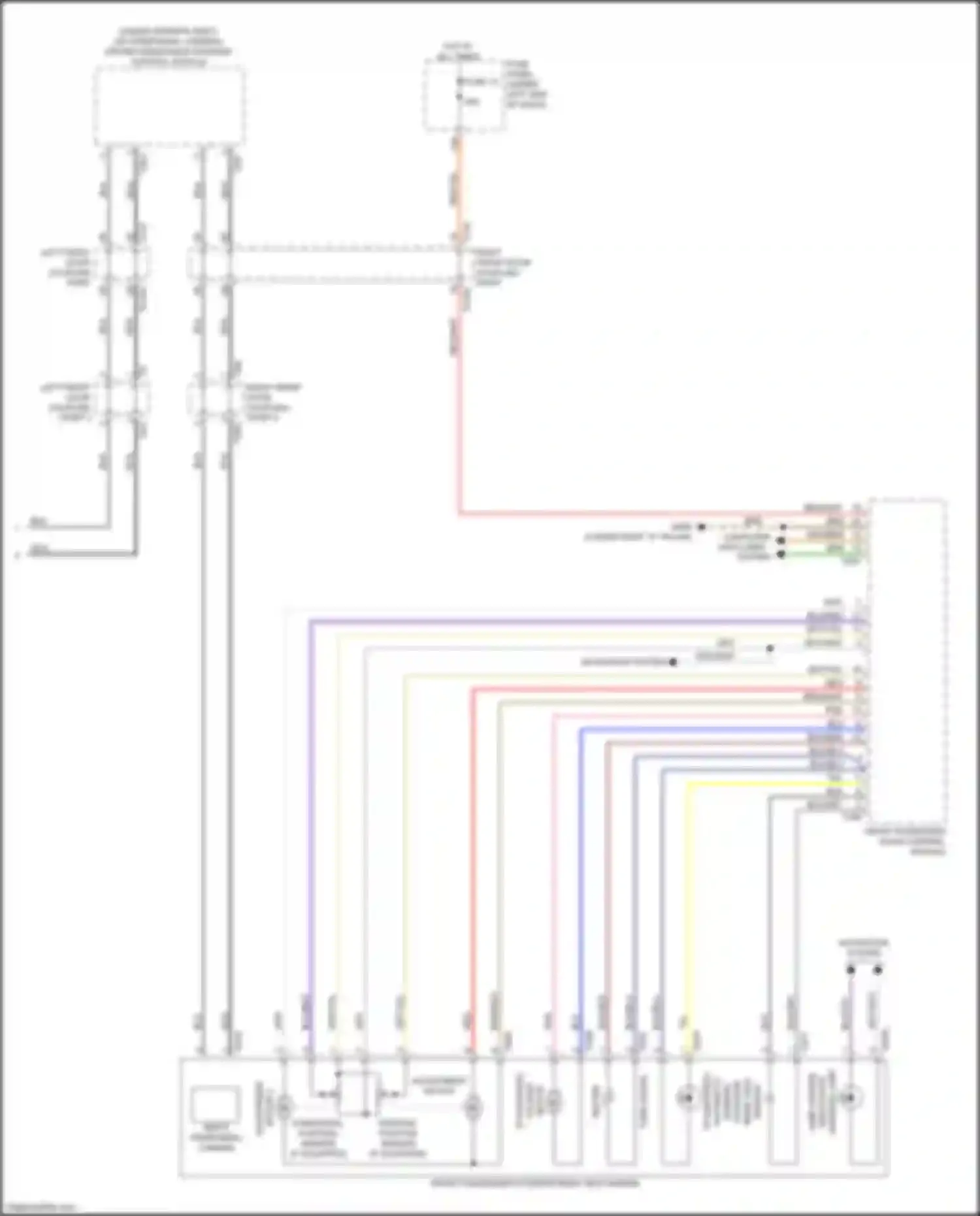 Q8 Audi I (2018-2023): Memory mirrors circuit (2 of 2)