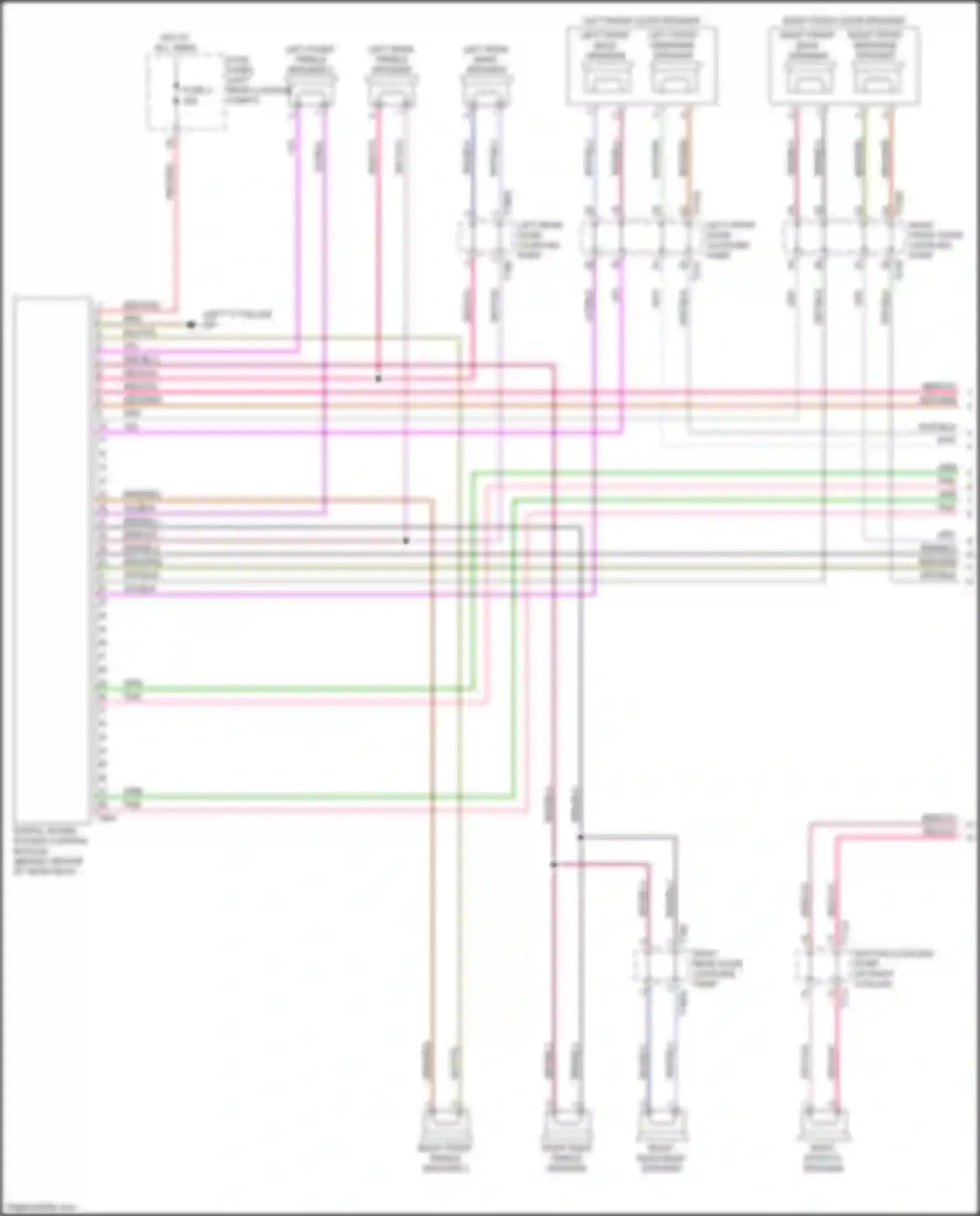 Q8 Audi I (2018-2023): Navigation circuit, w/ amplifier w/o high end sound (1 of 5)