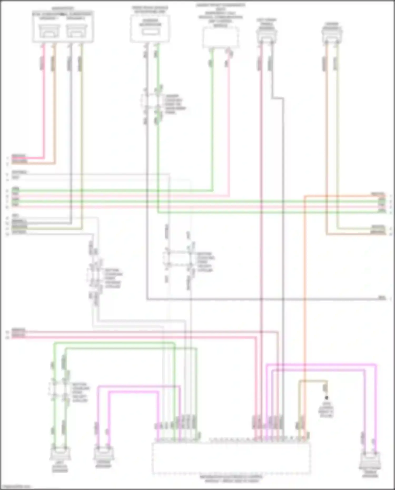 Q8 Audi I (2018-2023): Navigation circuit, w/ amplifier w/o high end sound (2 of 5)