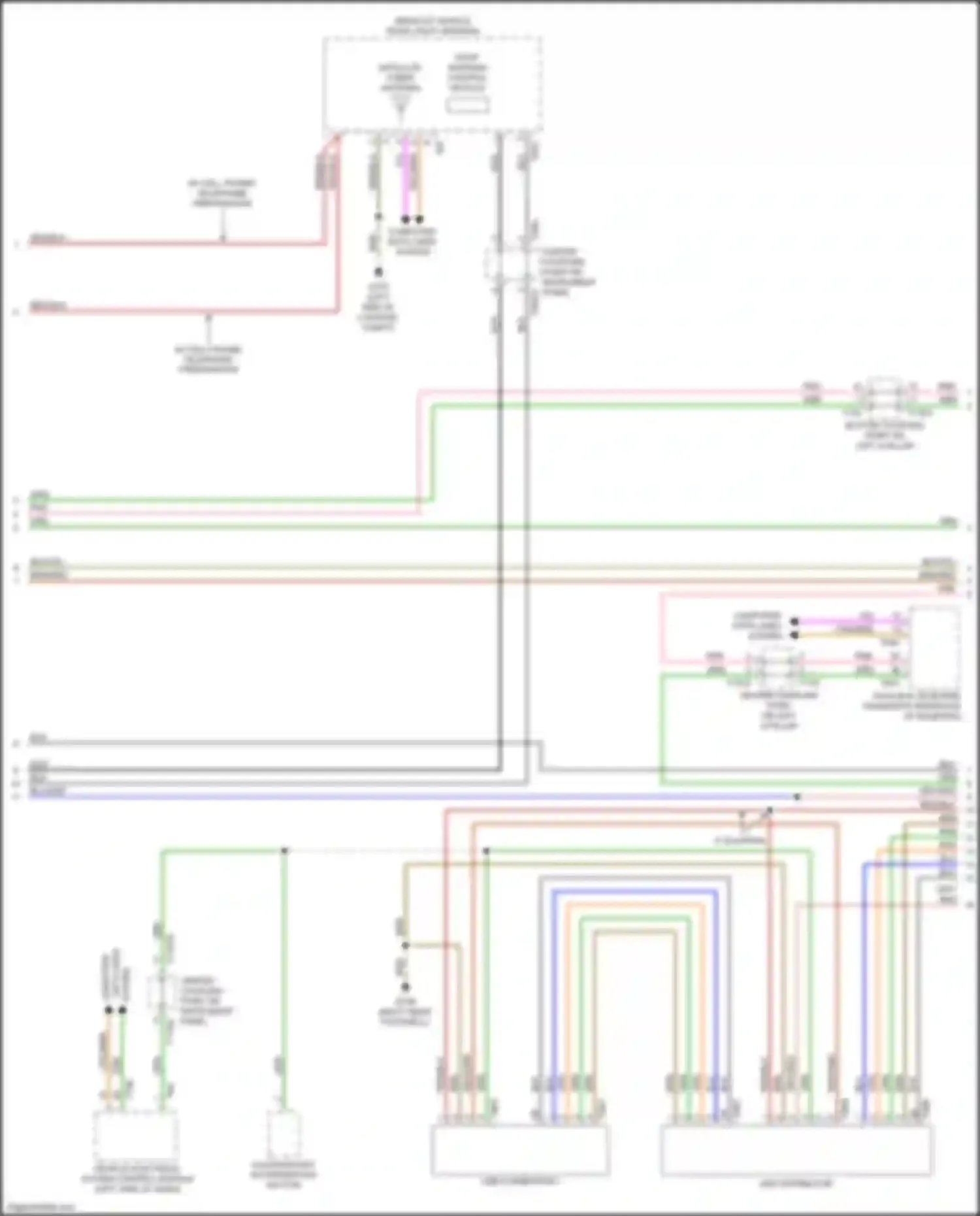 Q8 Audi I (2018-2023): Navigation circuit, w/ amplifier w/o high end sound (4 of 5)