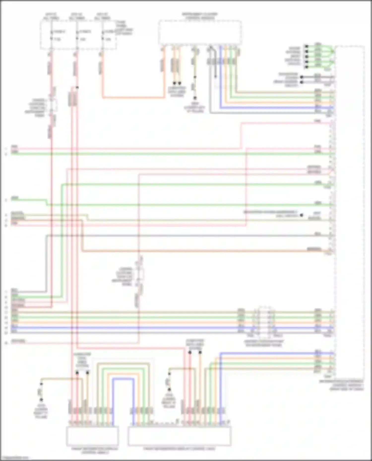 Q8 Audi I (2018-2023): Navigation circuit, w/ amplifier w/o high end sound (5 of 5)