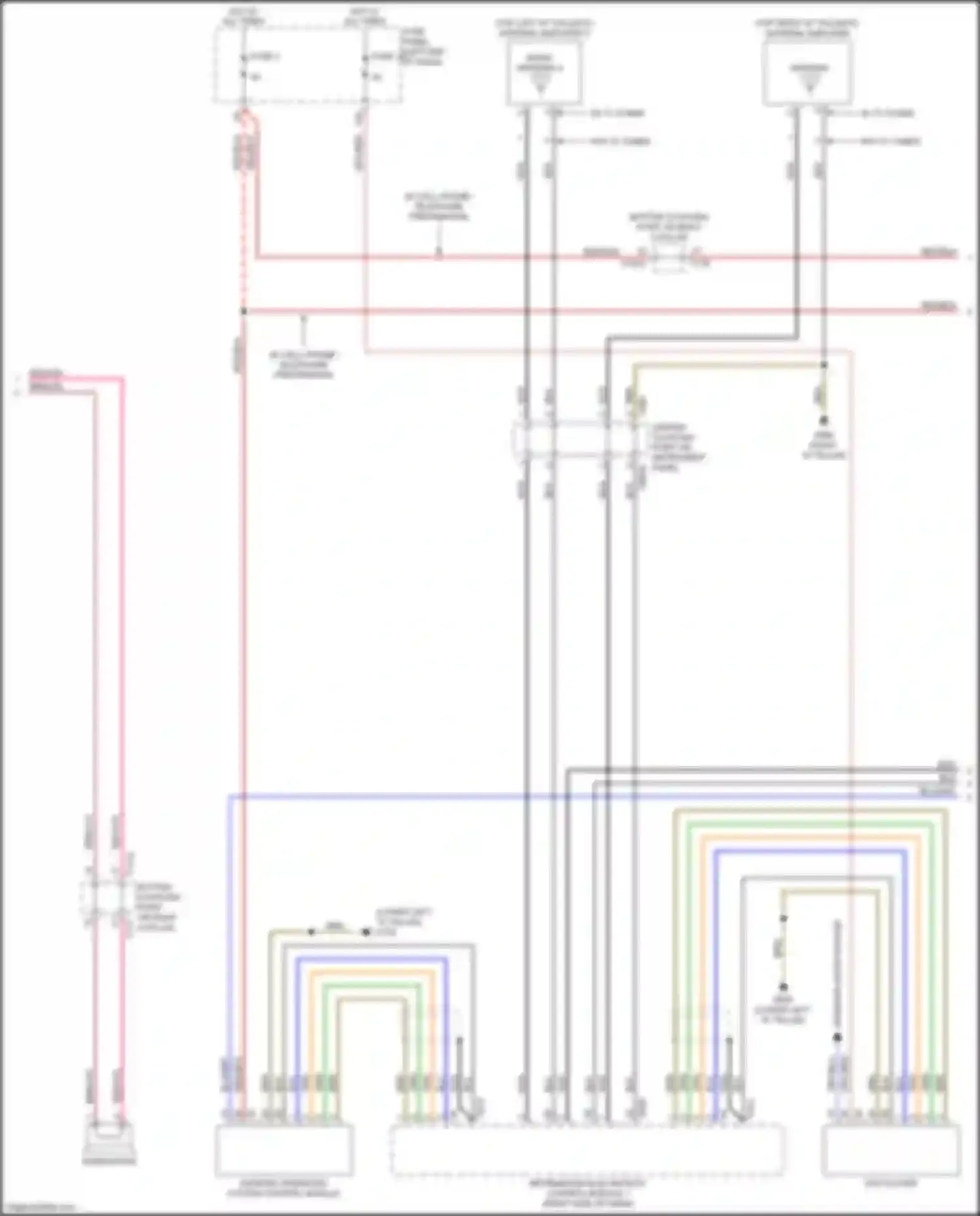 Q8 Audi I (2018-2023): Navigation circuit, w/o amplifier (2 of 4)