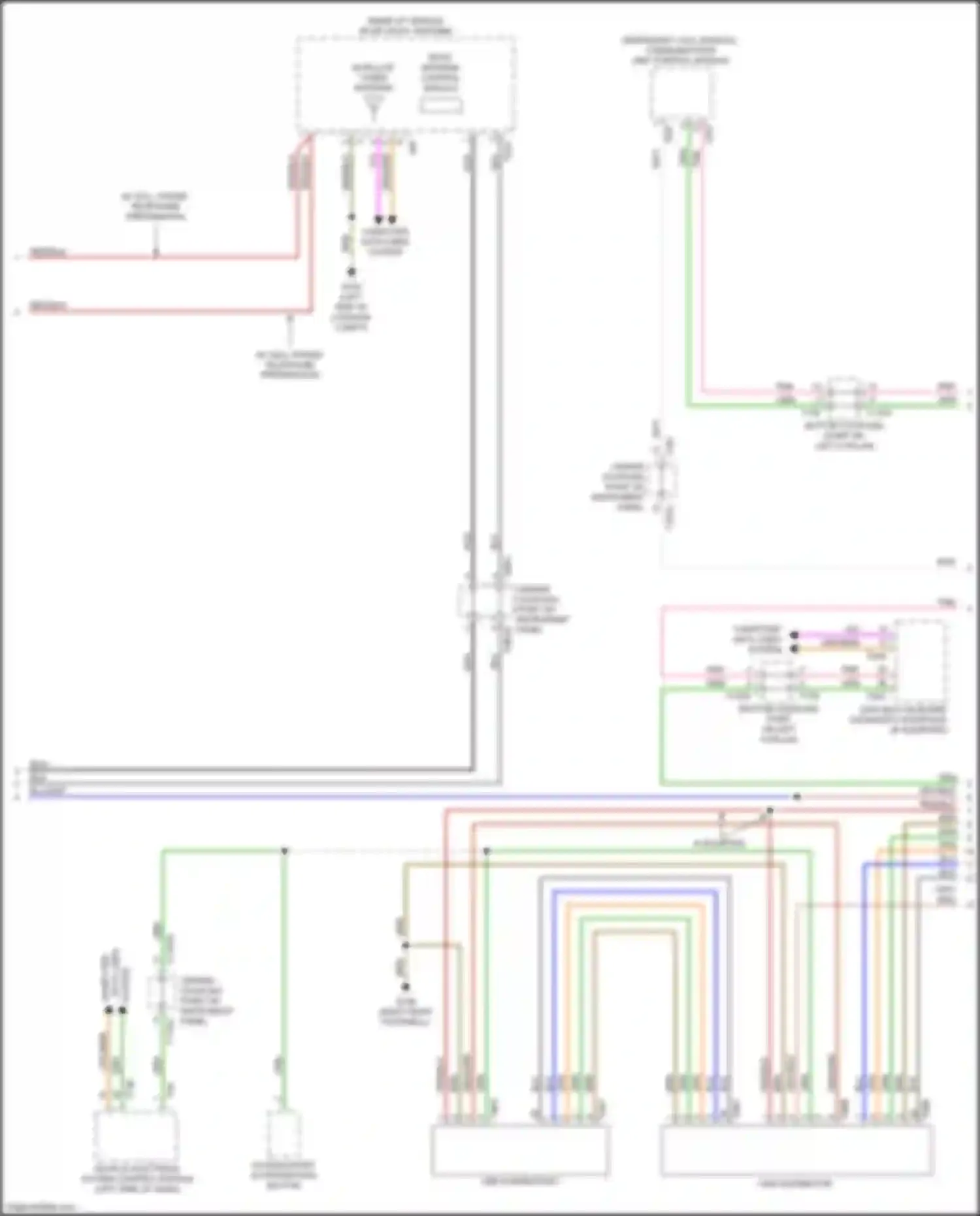 Q8 Audi I (2018-2023): Navigation circuit, w/o amplifier (3 of 4)