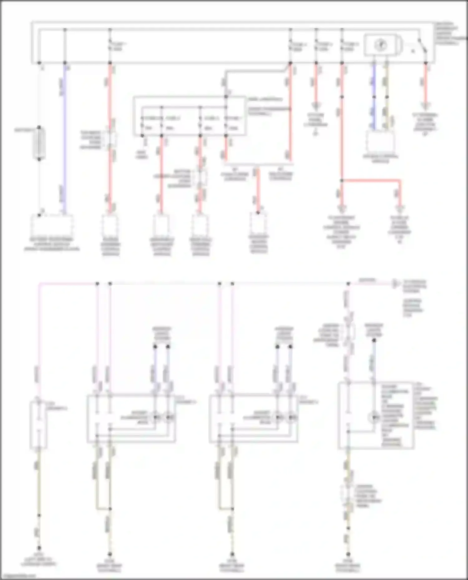 Q8 Audi I (2018-2023): Power distribution circuit (1 of 8)