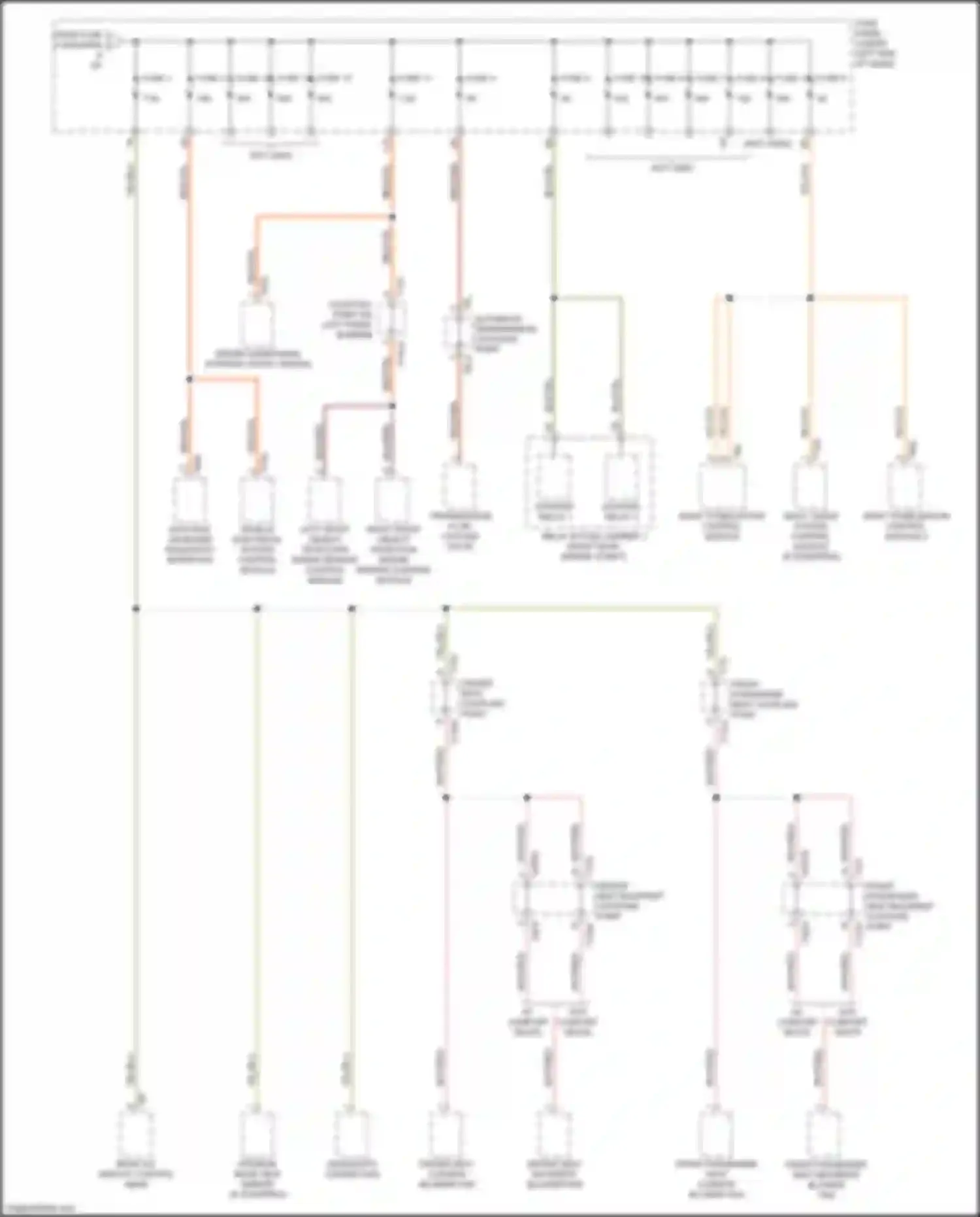 Q8 Audi I (2018-2023): Power distribution circuit (5 of 8)